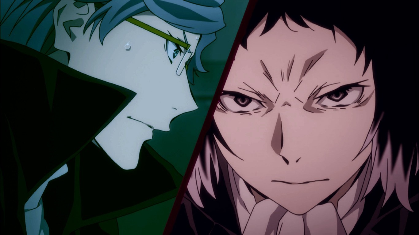 Ryunosuke Akutagawa and Nathaniel Hawthorne from Bungou Stray Dogs HD Wallpaper
