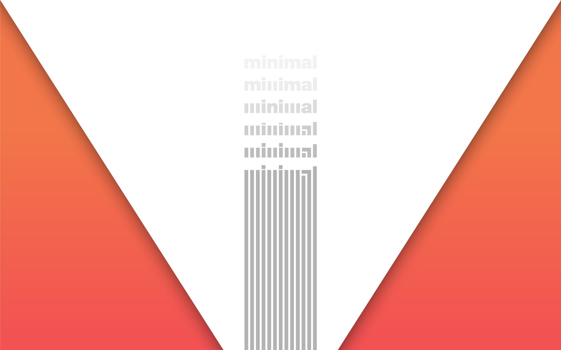 Minimalist design with repeating text and geometric shapes HD Wallpaper