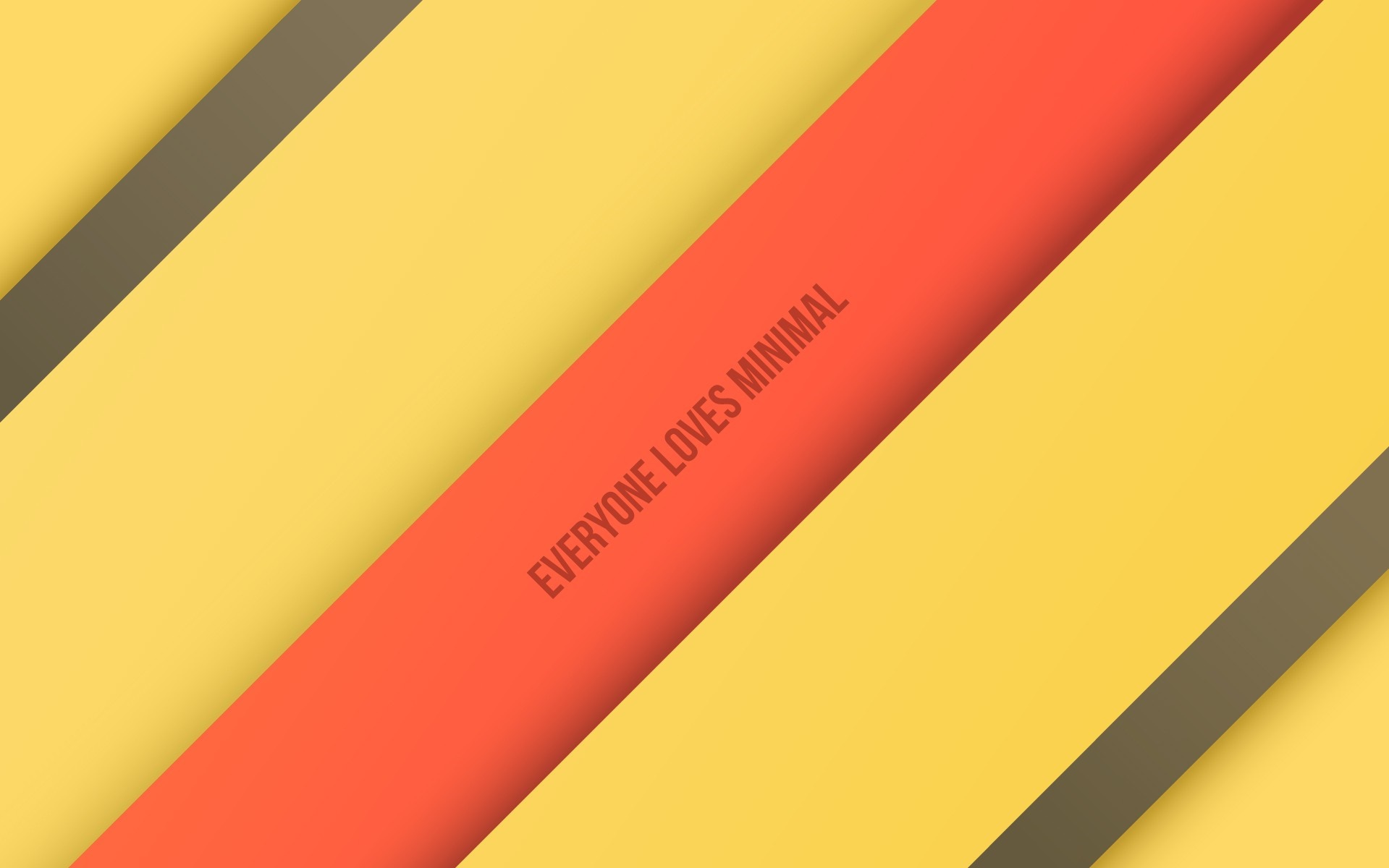 Minimalist abstract design with text HD Wallpaper