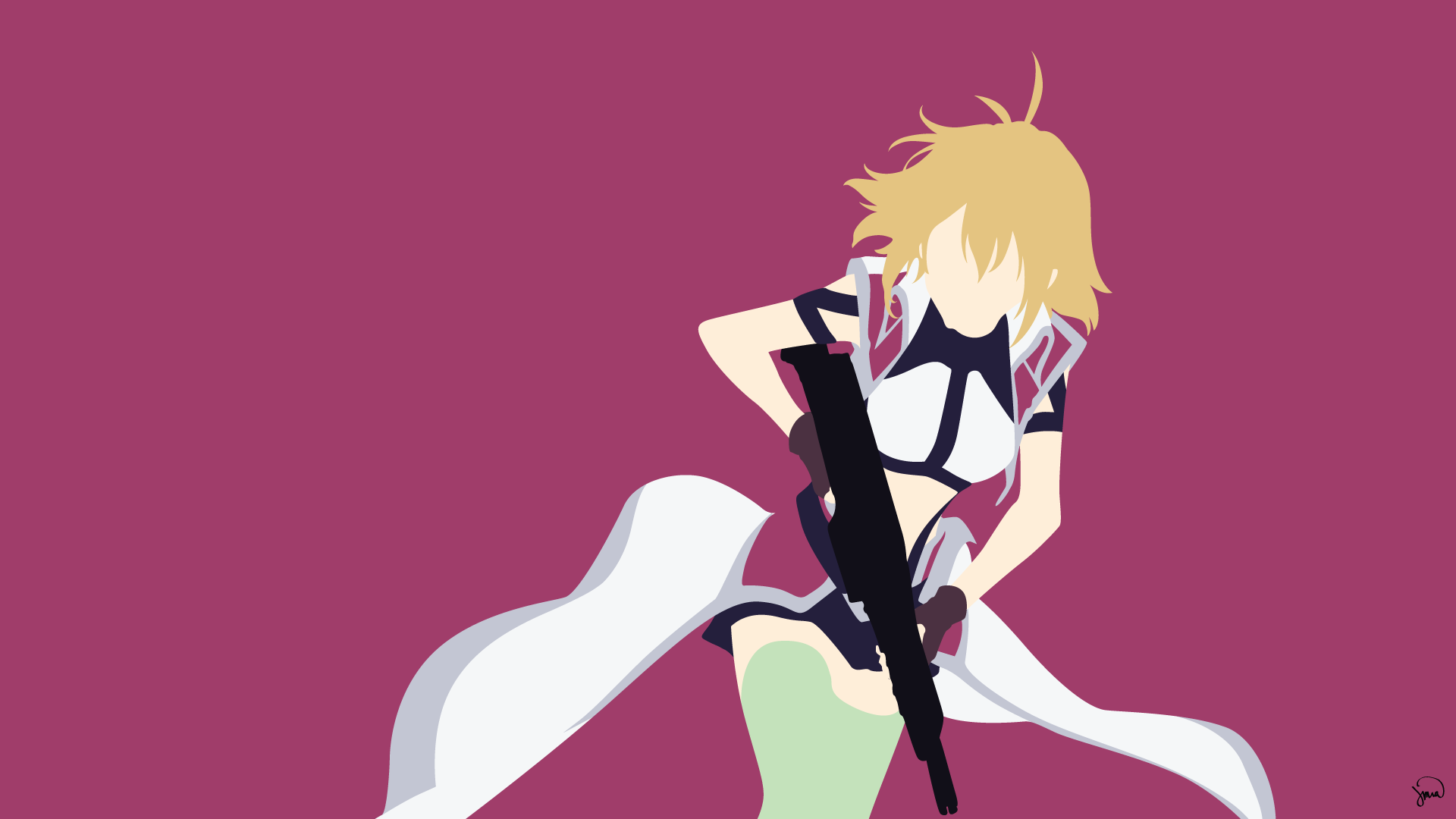 Angelise Ikaruga Misurugi from Cross Ange HD Wallpaper