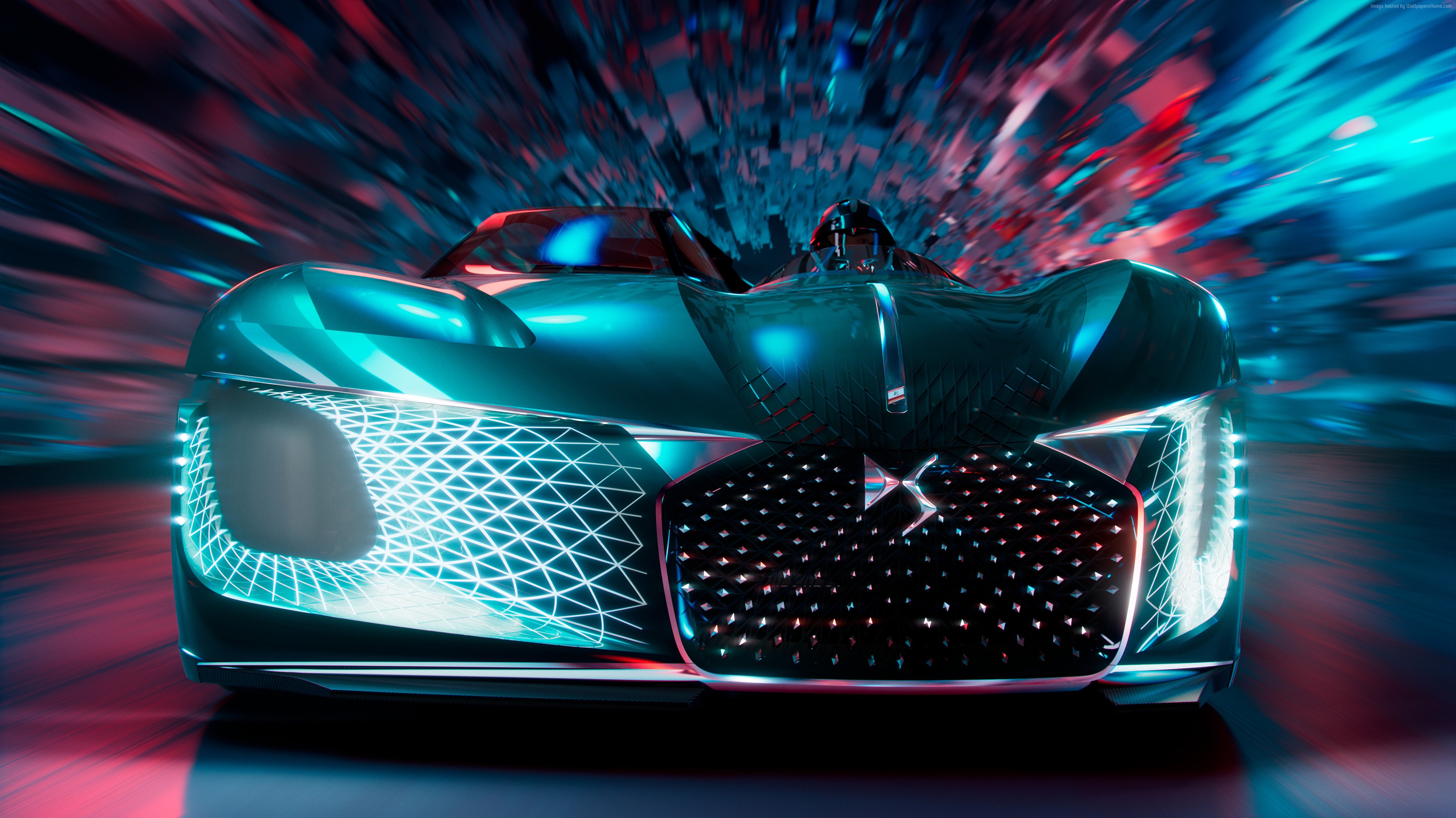DS E-Tense Concept electric car 4K HD Wallpaper