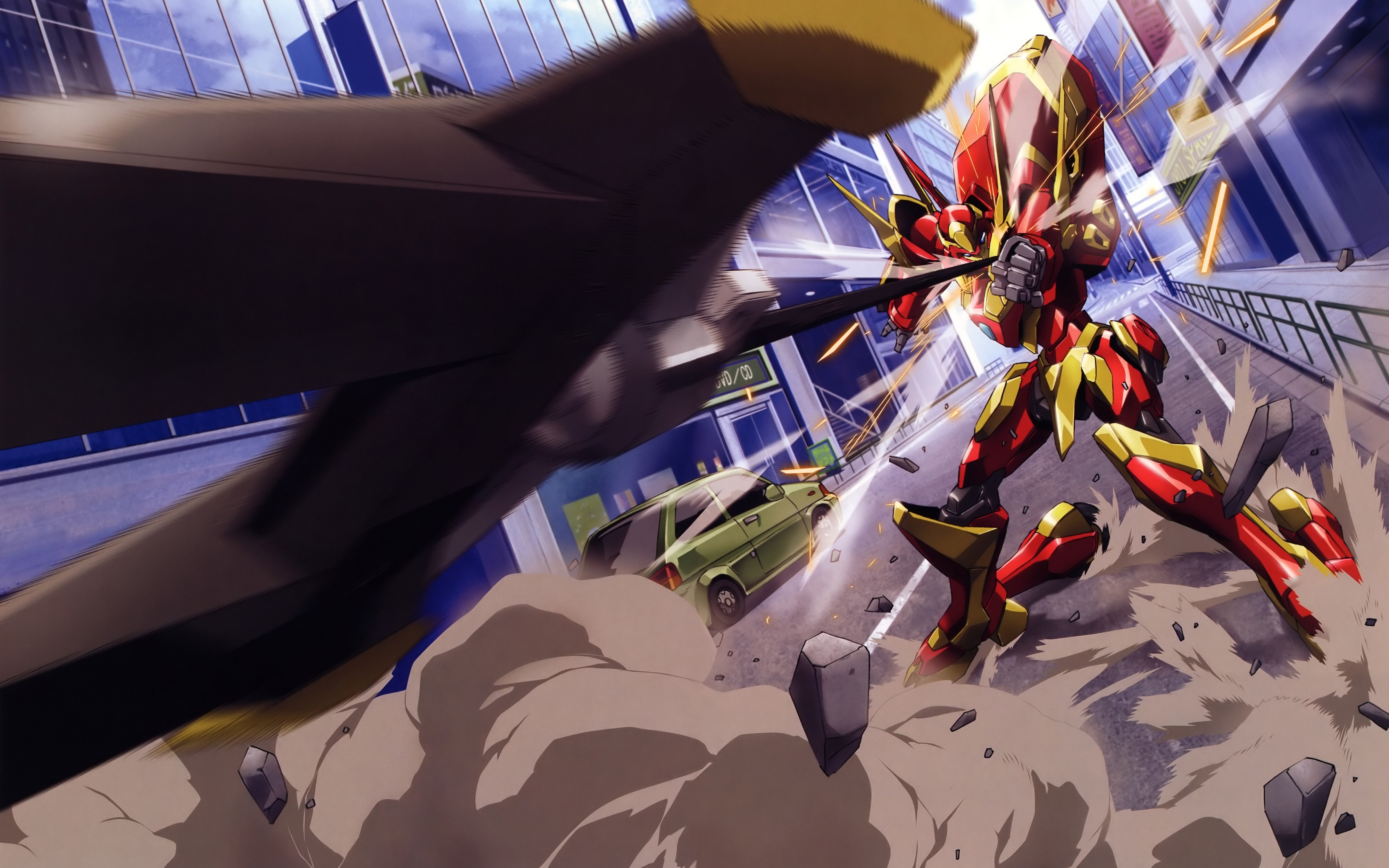 Kallen Kōzuki in Guren Type-02 from Code Geass HD Wallpaper