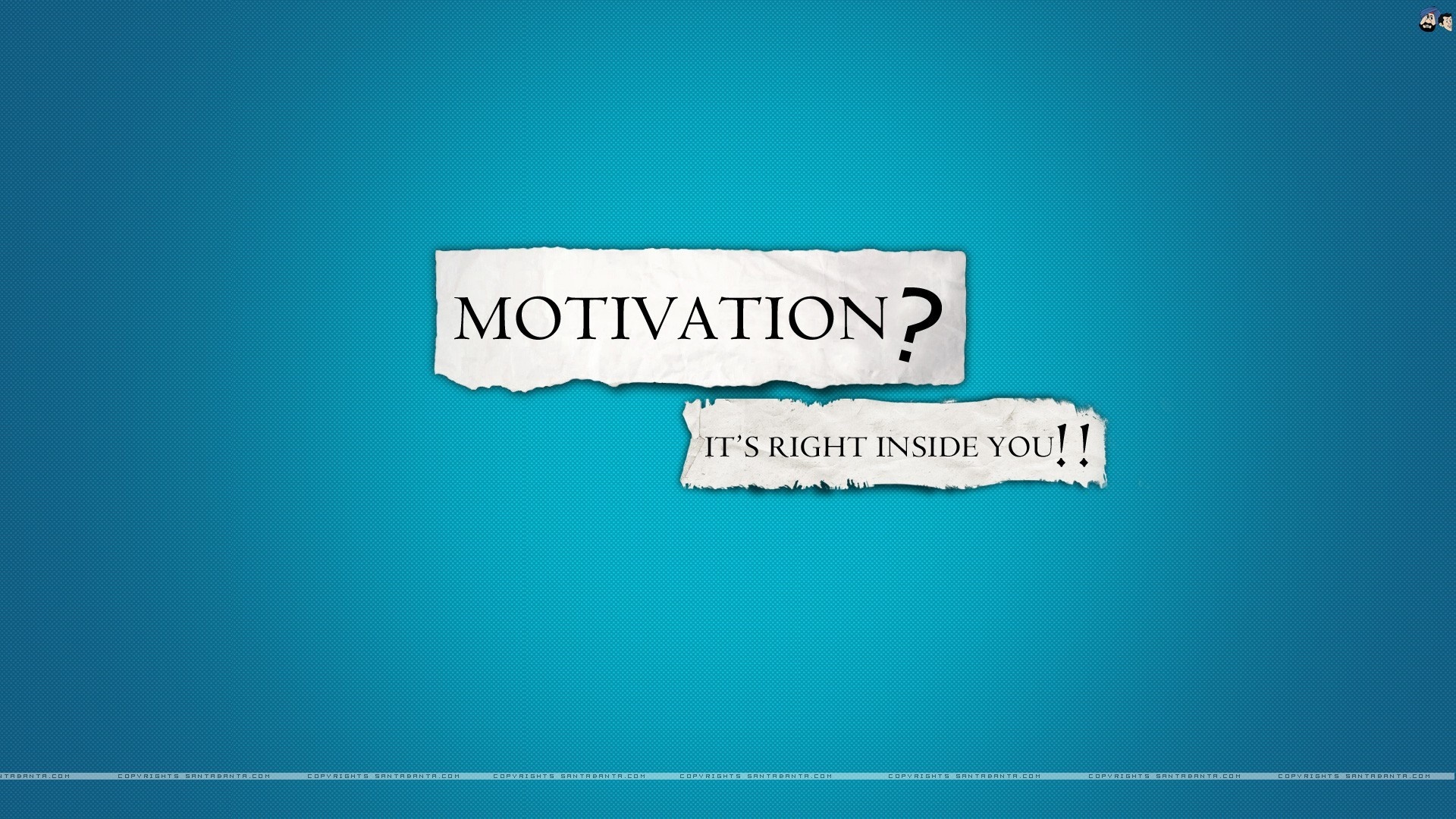 Motivation quote on torn paper HD Wallpaper