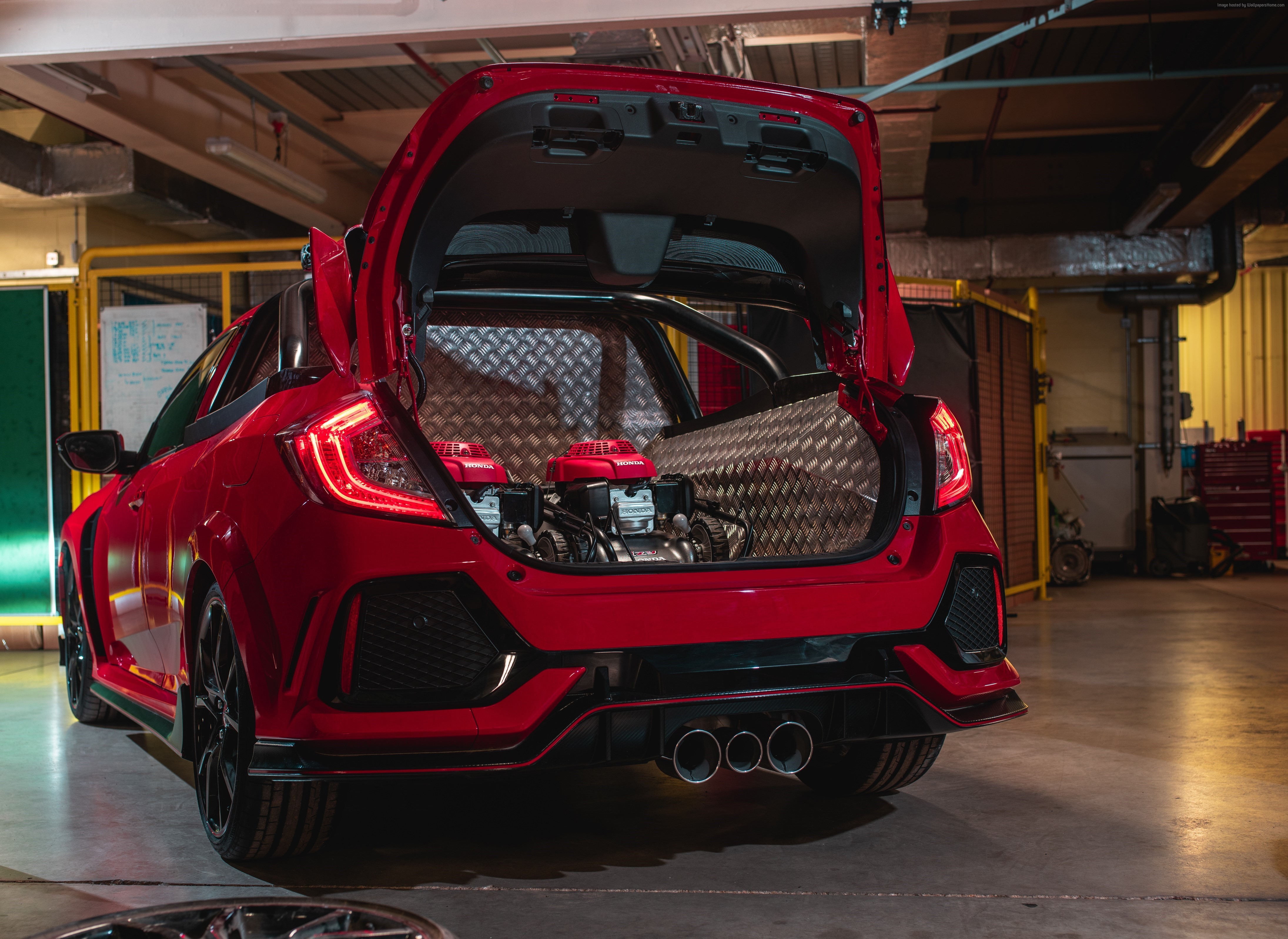 4K Honda Civic Type R Pickup Truck Concept HD Wallpaper