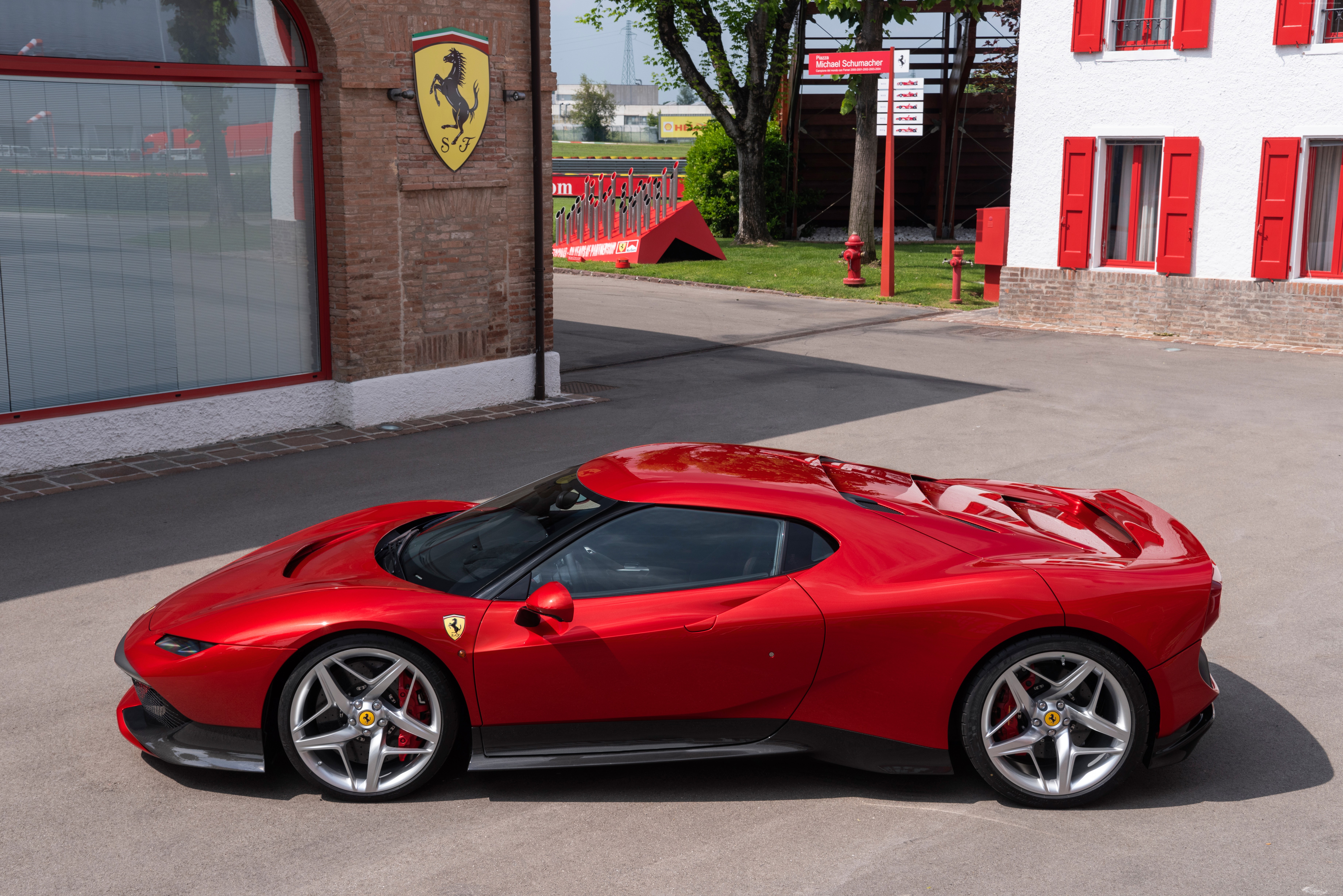 Ferrari SP38 at Ferrari Museum HD Wallpaper