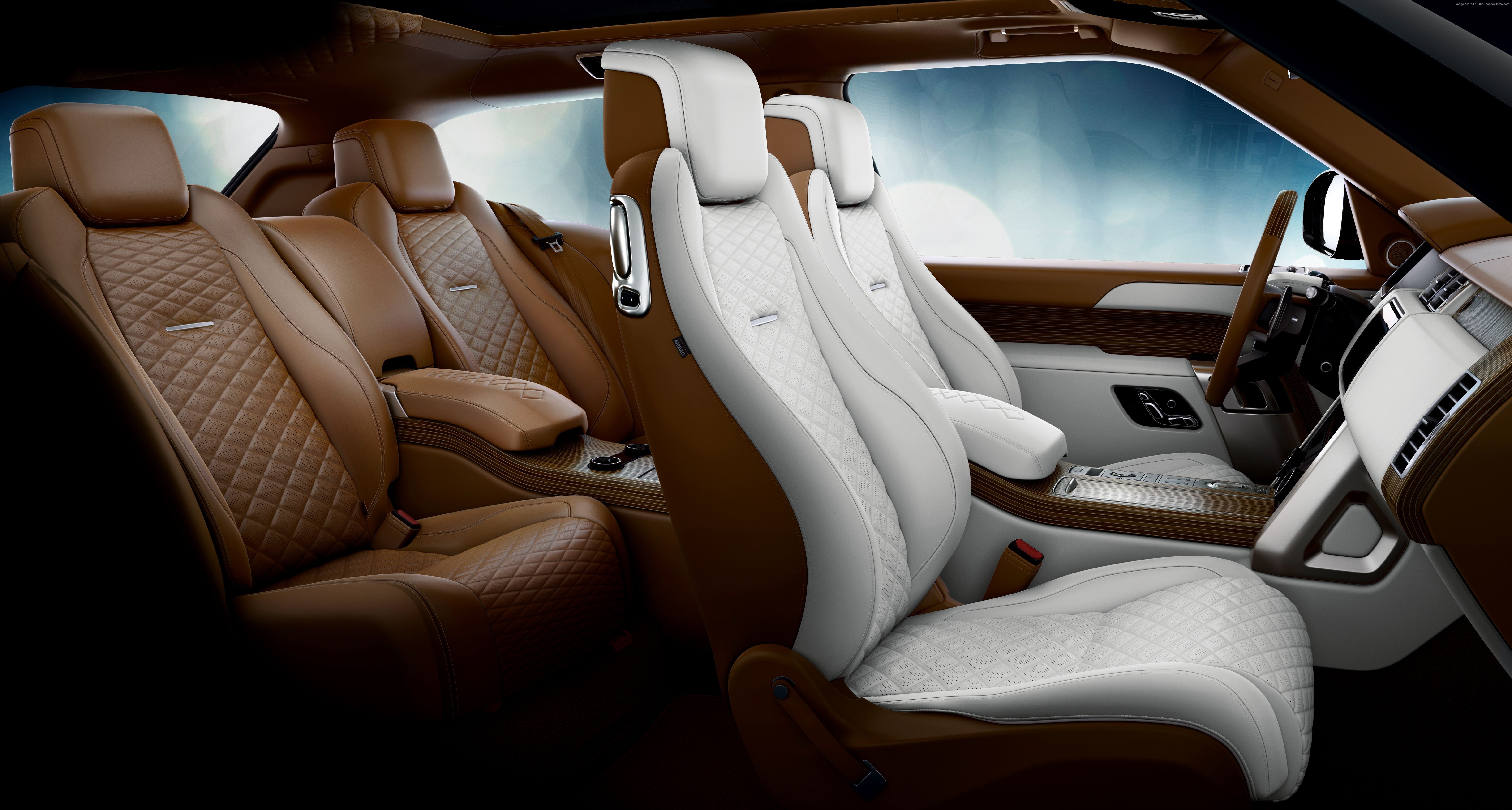 Land Rover Range Rover SV Coupe interior 4K HD Wallpaper