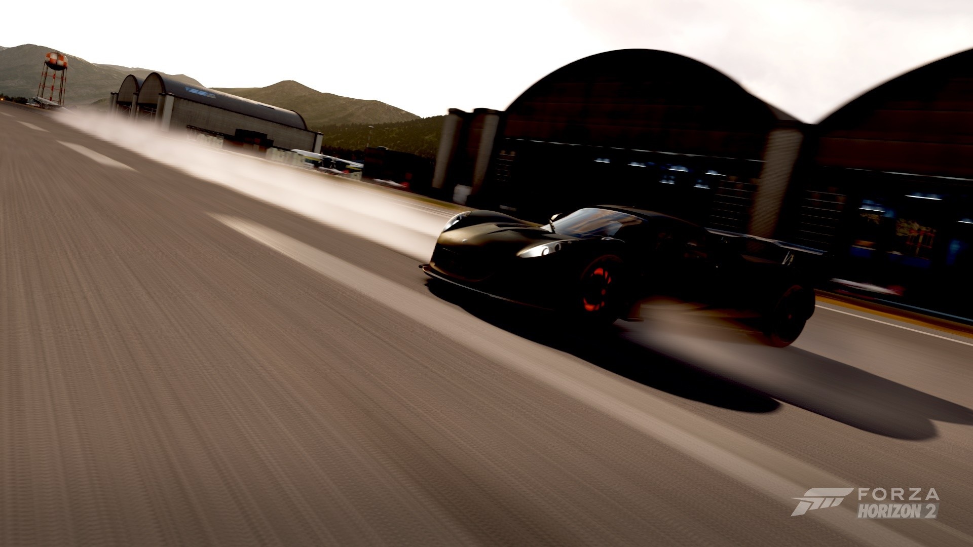 Hennessey Venom GT driving on a track in Forza Horizon 2 HD Wallpaper