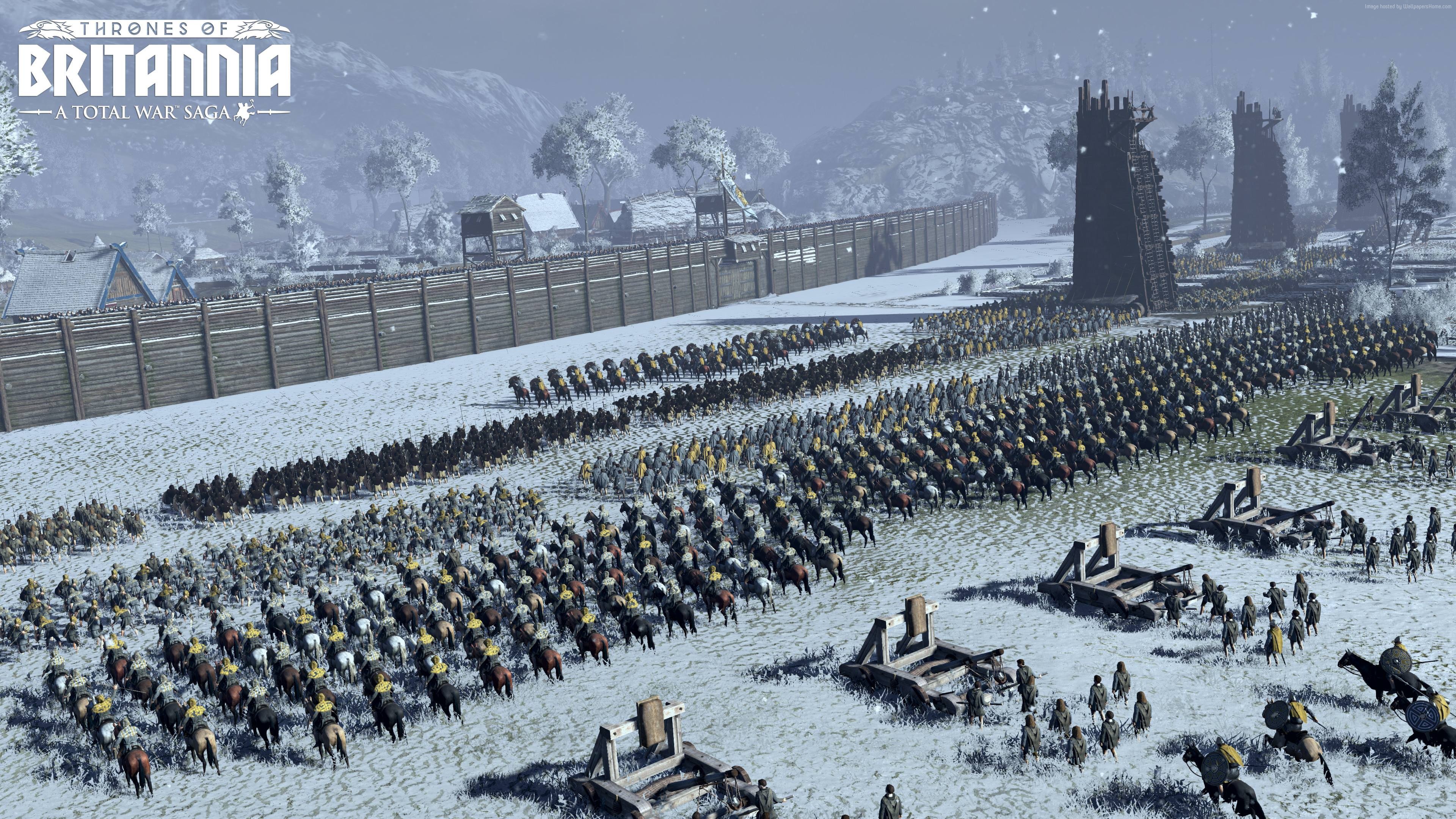 Total War Saga Thrones of Britannia 4K screenshot HD Wallpaper