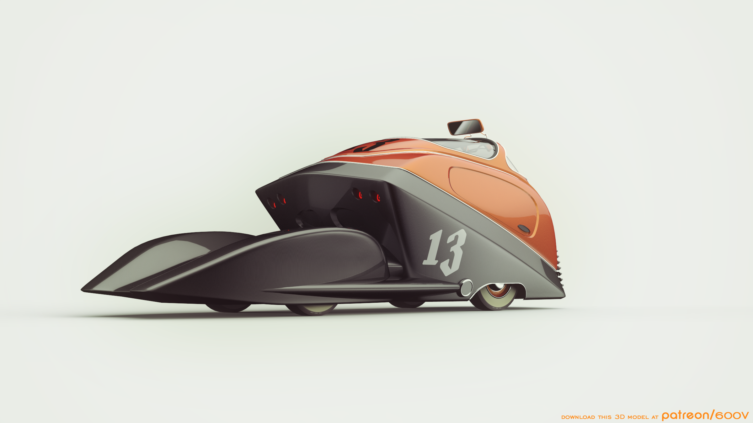 NFZ W45 concept car illustration HD Wallpaper