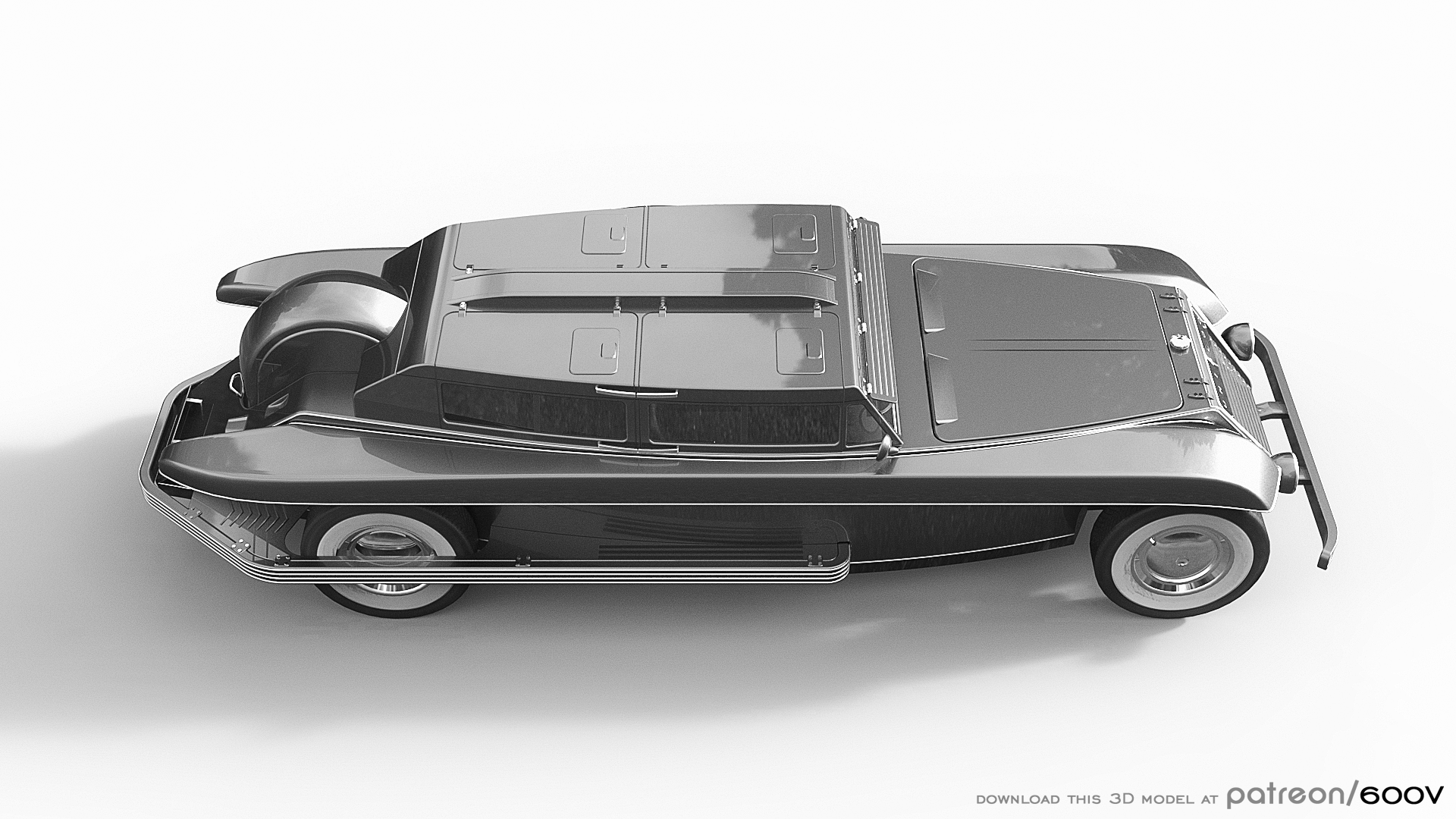 Vintage Unibloc Pingusson 600v car model HD Wallpaper