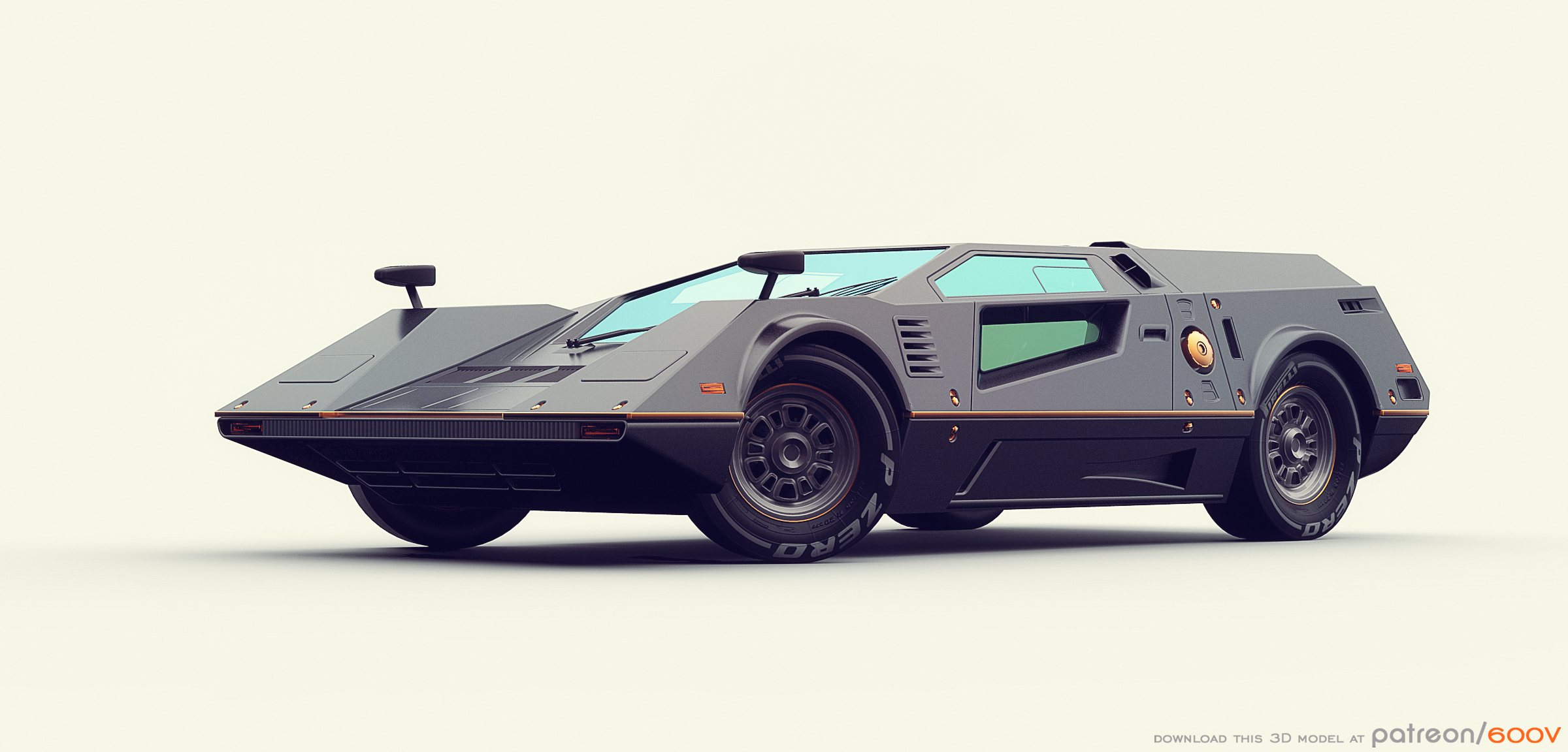 Concept car, 600v W46, automotive design HD Wallpaper