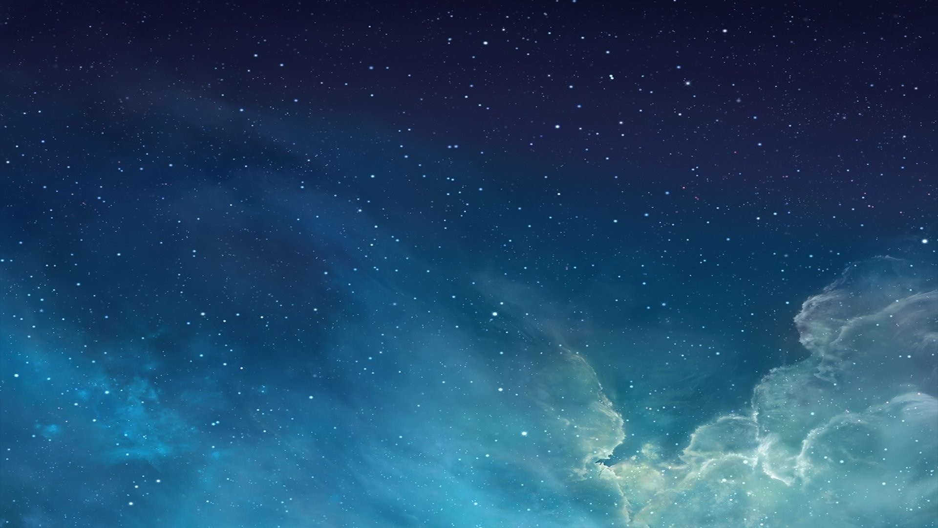 Night sky with stars and clouds HD Wallpaper