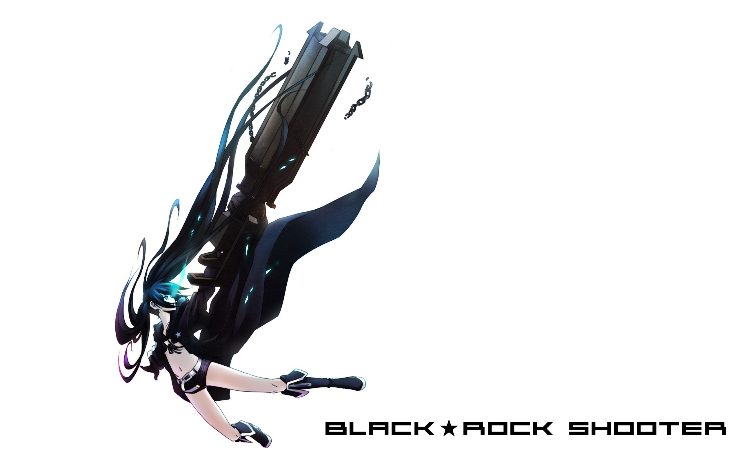 Black Rock Shooter with large cannon HD Wallpaper