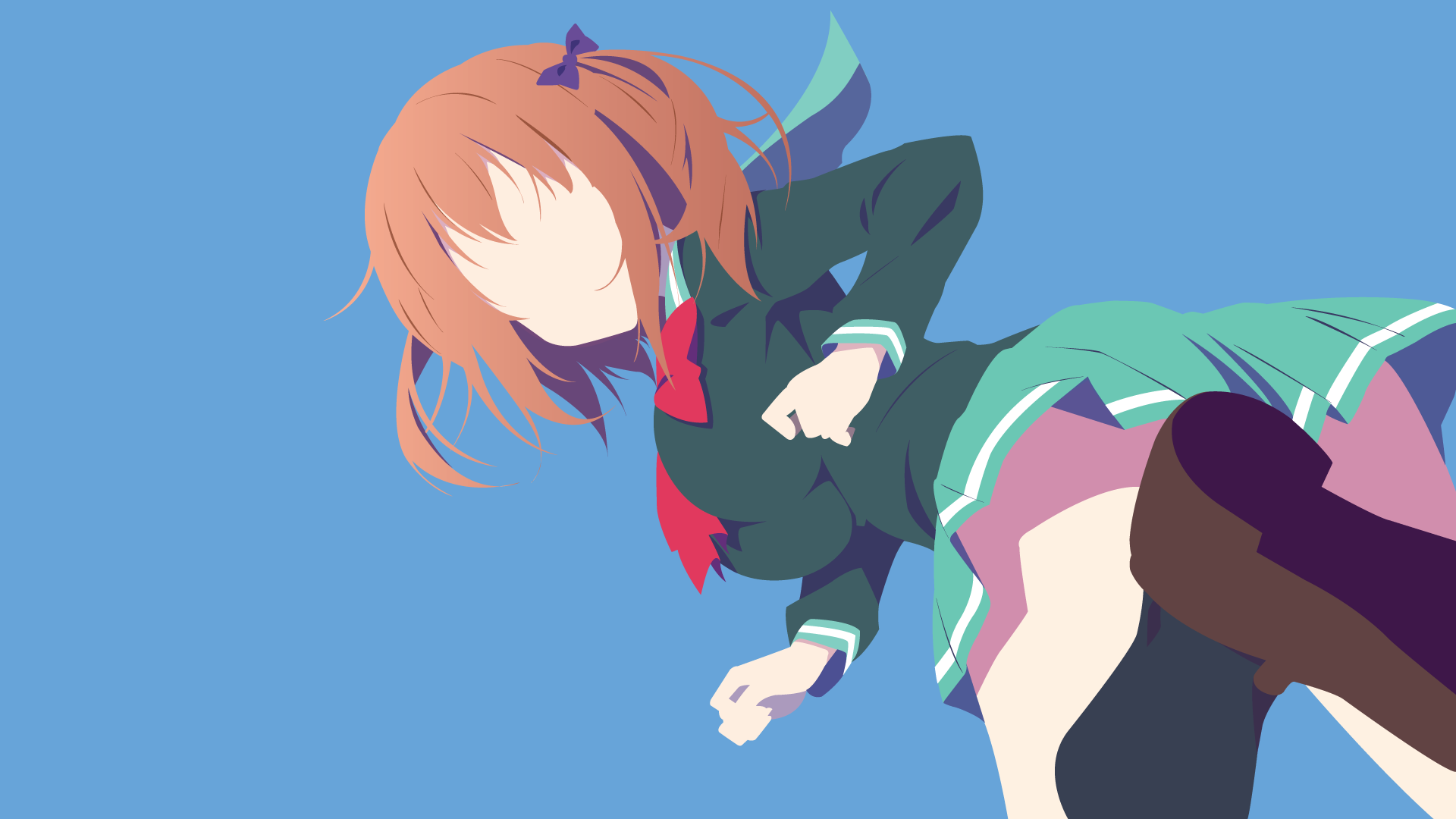 Sasaki Chiho from Hataraku Maou-sama! illustration HD Wallpaper