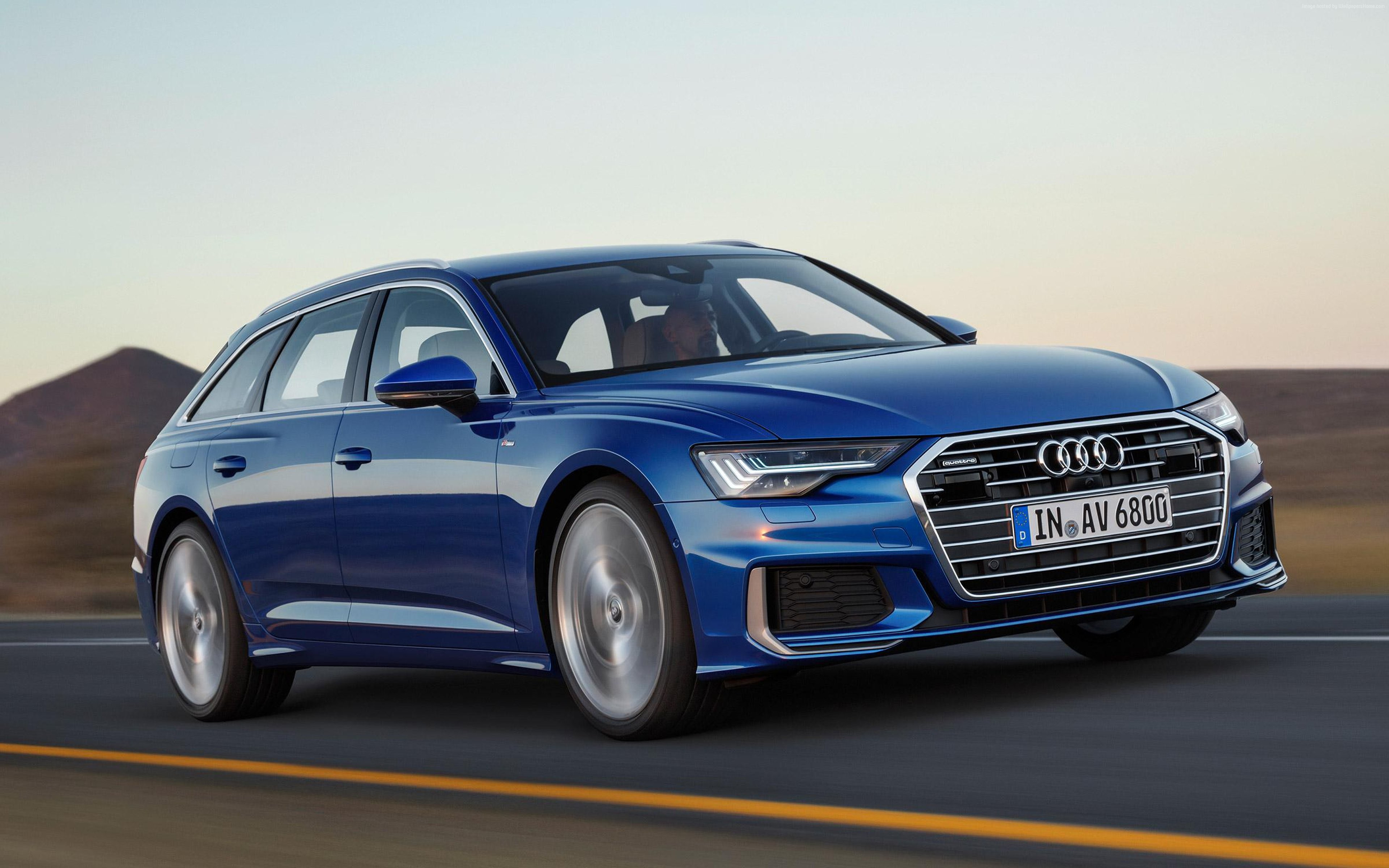 4K Audi A6 Avant 2019 HD Wallpaper