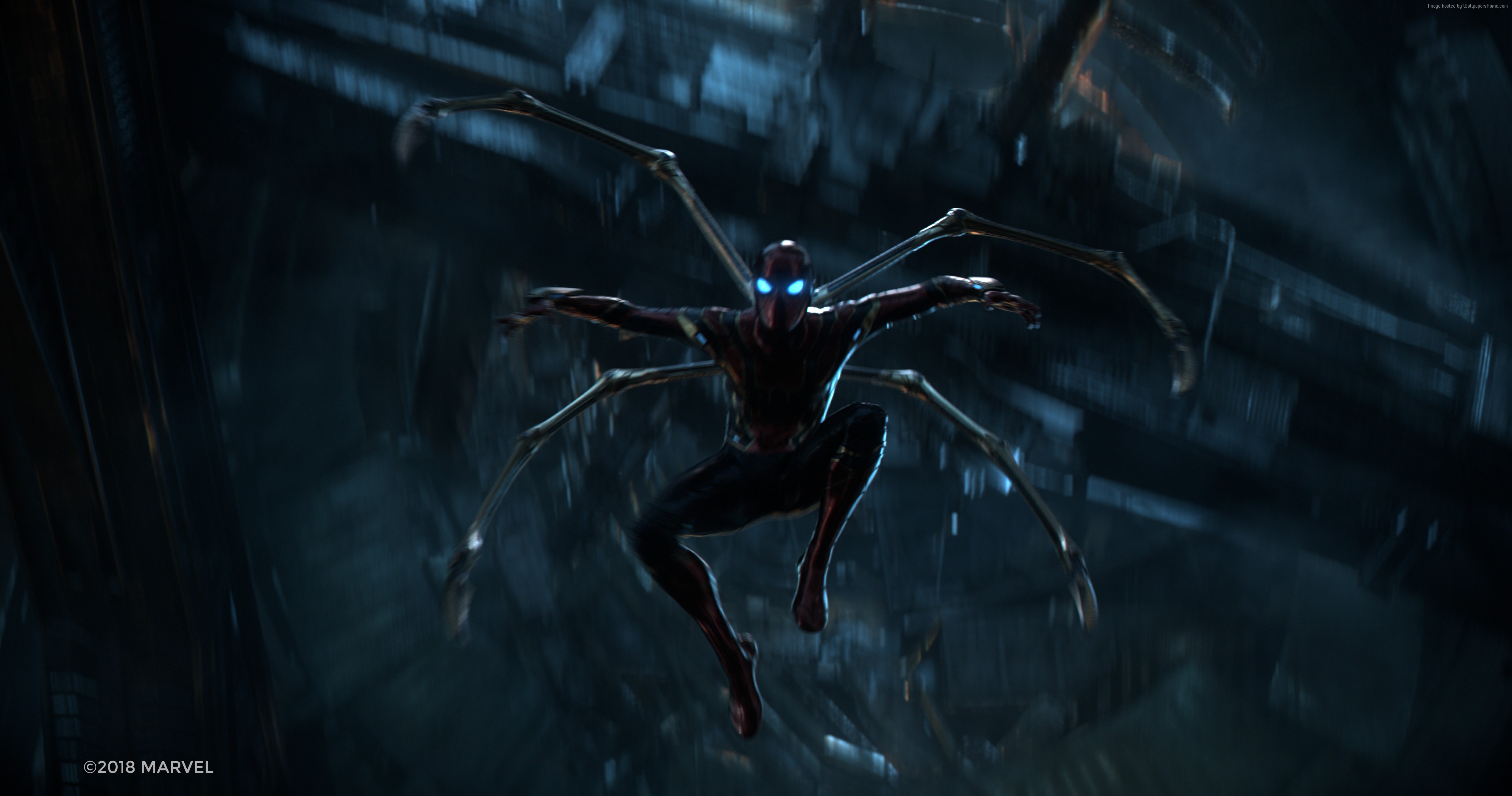 Iron Spider from Avengers: Infinity War HD Wallpaper