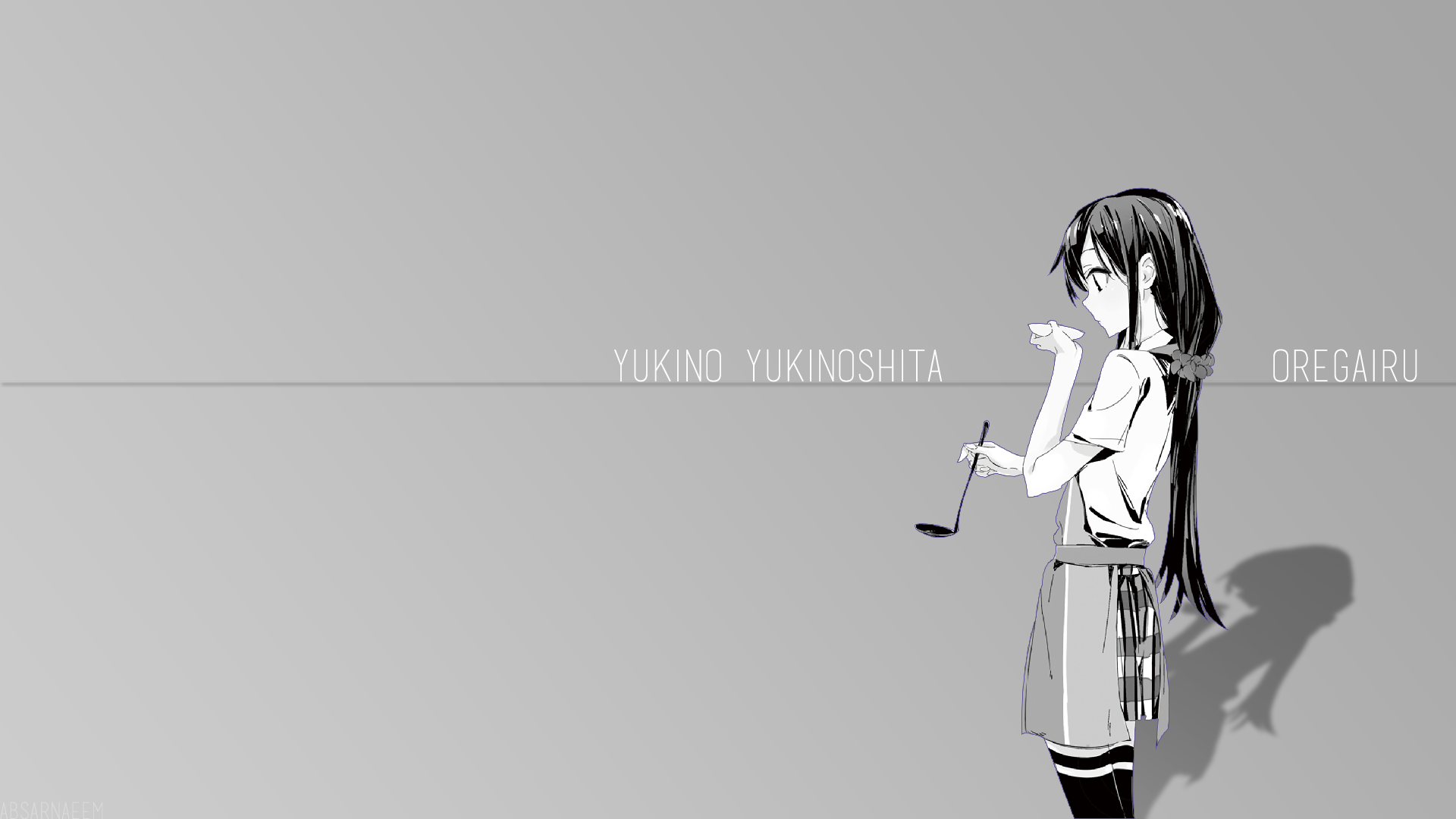 Yukino Yukinoshita from Yahari Ore no Seishun Love Comedy wa Machigatteiru illustration HD Wallpaper