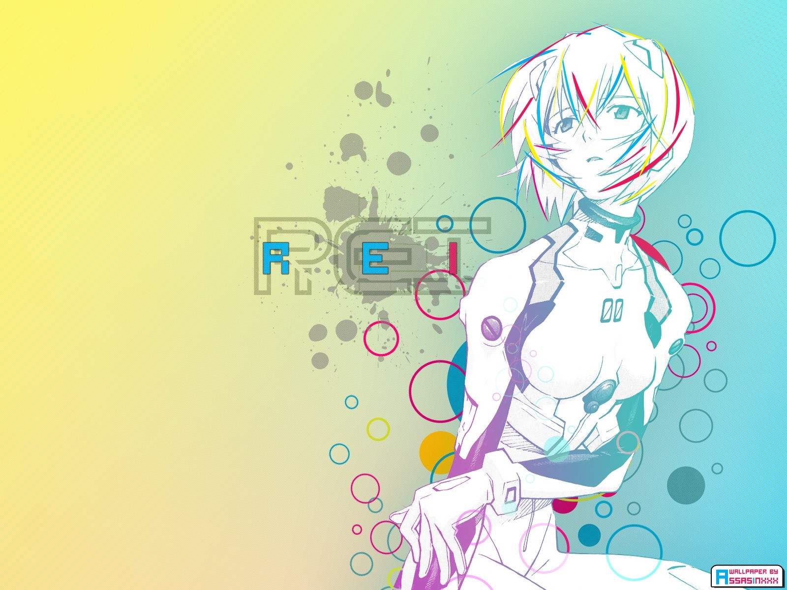 Rei Ayanami from Neon Genesis Evangelion HD Wallpaper