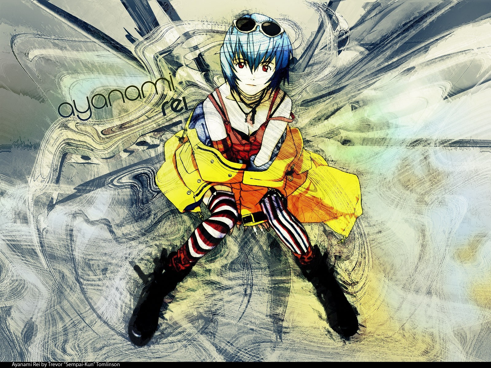 Rei Ayanami from Neon Genesis Evangelion HD Wallpaper