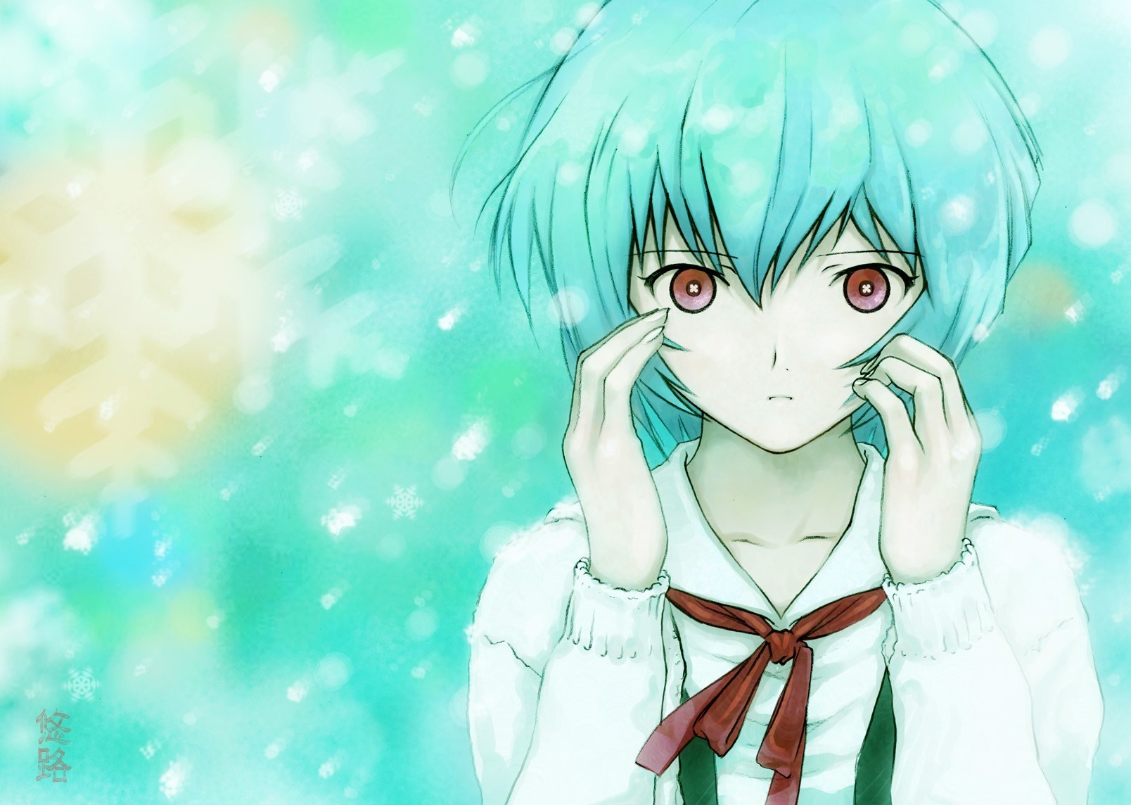 Rei Ayanami from Neon Genesis Evangelion HD Wallpaper