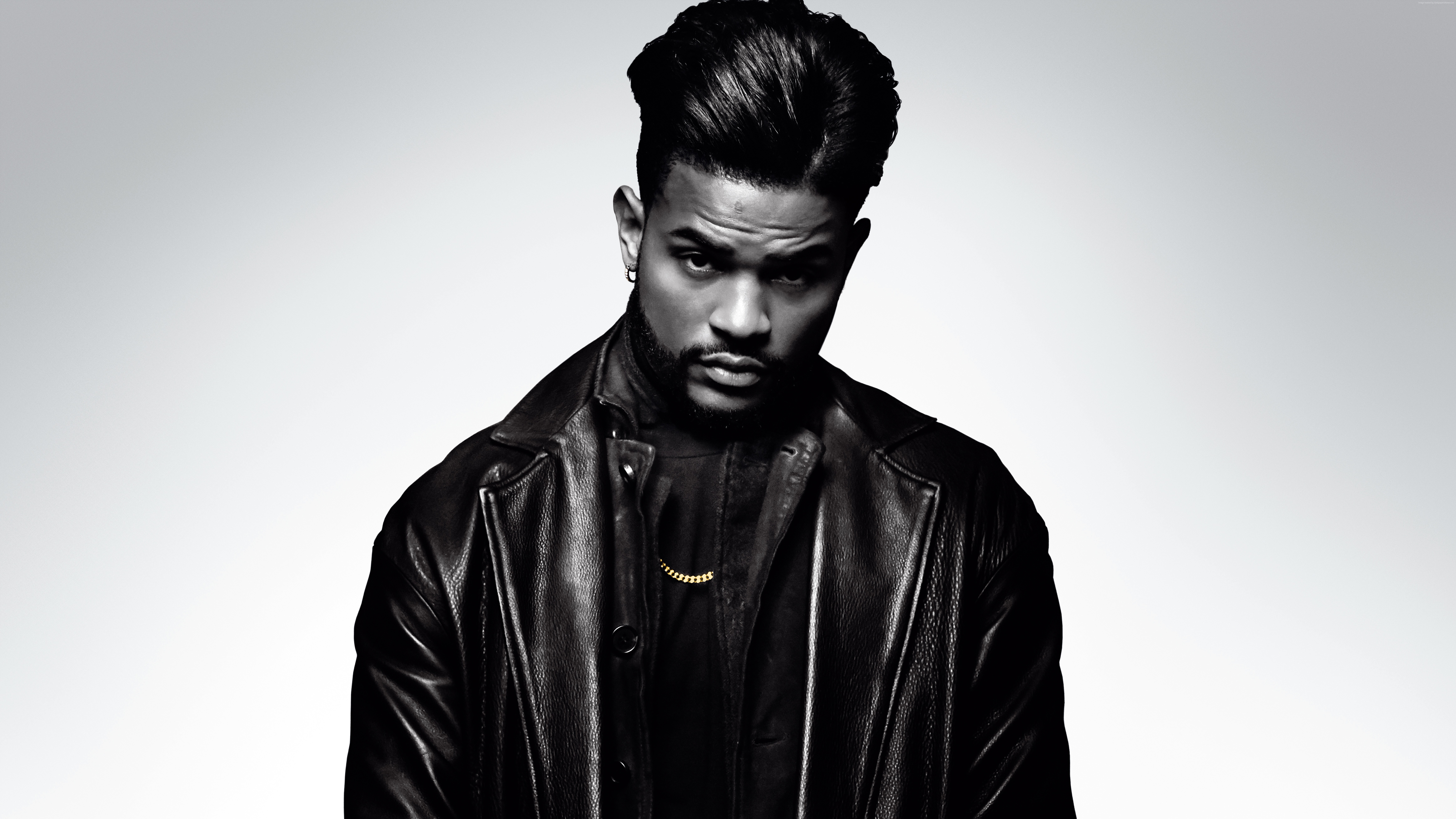 Trevor Jackson in Leather Jacket HD Wallpaper