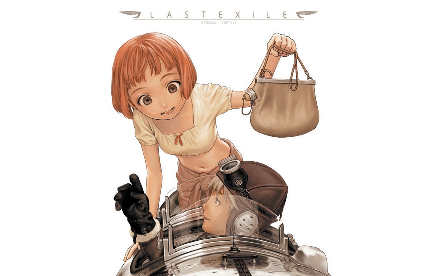Last Exile illustration of Claus and Alviss HD Wallpaper