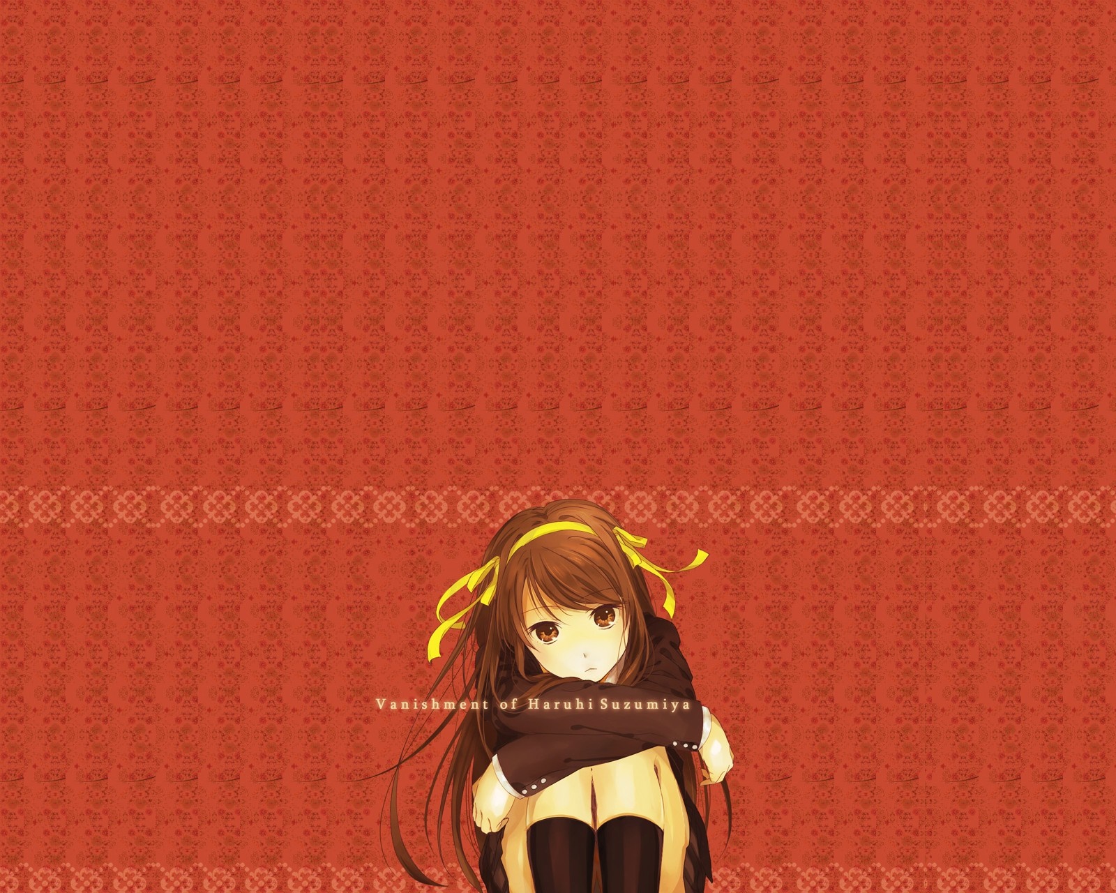 Haruhi Suzumiya from The Melancholy of Haruhi Suzumiya HD Wallpaper