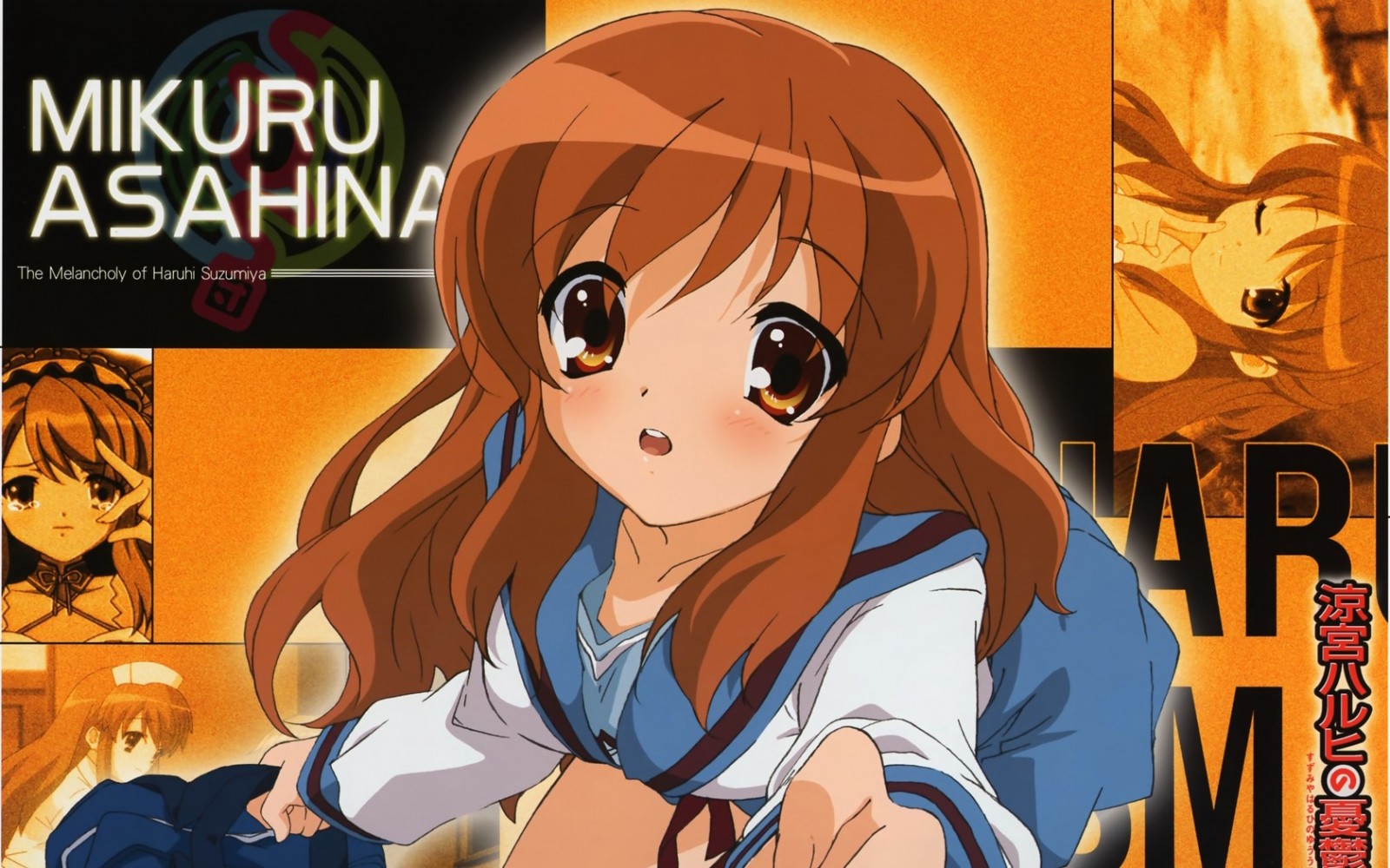 Mikuru Asahina from The Melancholy of Haruhi Suzumiya HD Wallpaper
