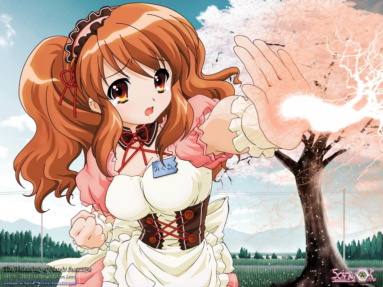 Mikuru Asahina from The Melancholy of Haruhi Suzumiya HD Wallpaper