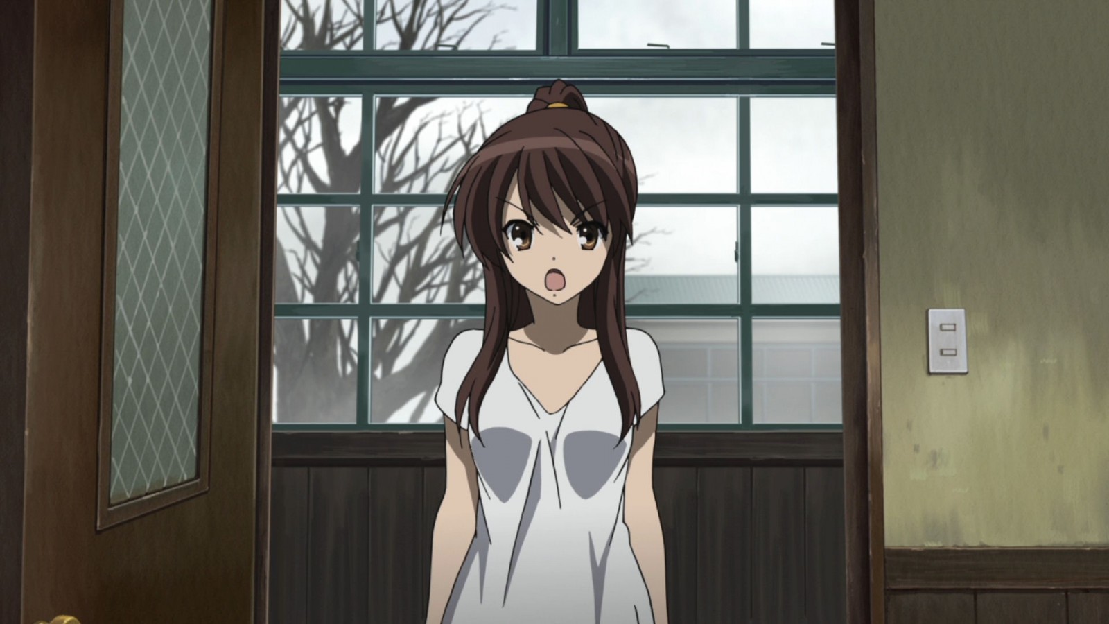 Kyon from The Melancholy of Haruhi Suzumiya HD Wallpaper