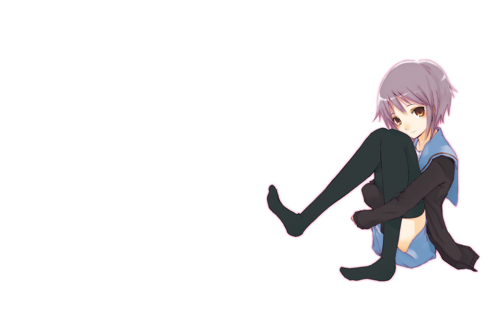 Haruhi Suzumiya from The Melancholy of Haruhi Suzumiya HD Wallpaper