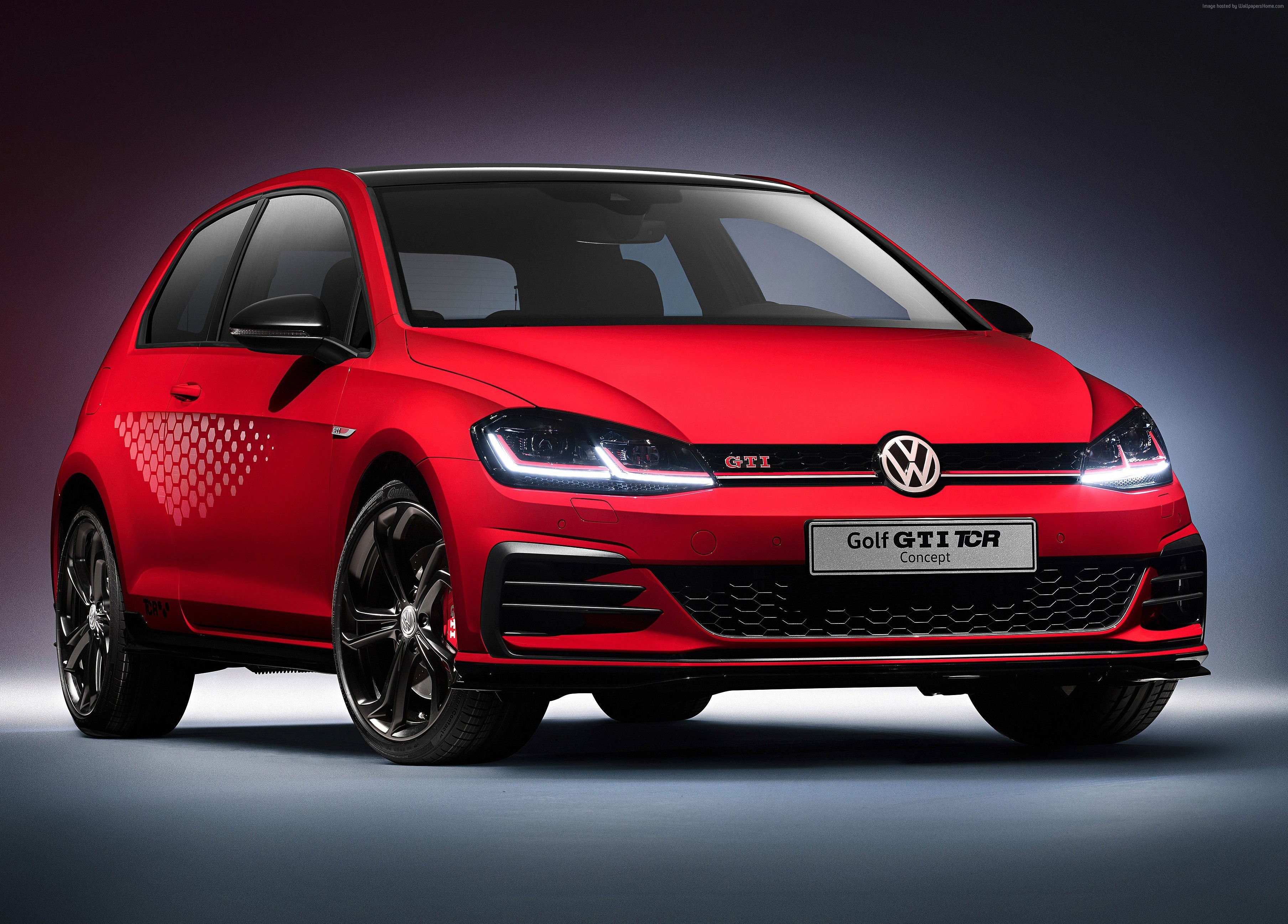 Volkswagen Golf GTI TCR Concept 4K HD Wallpaper