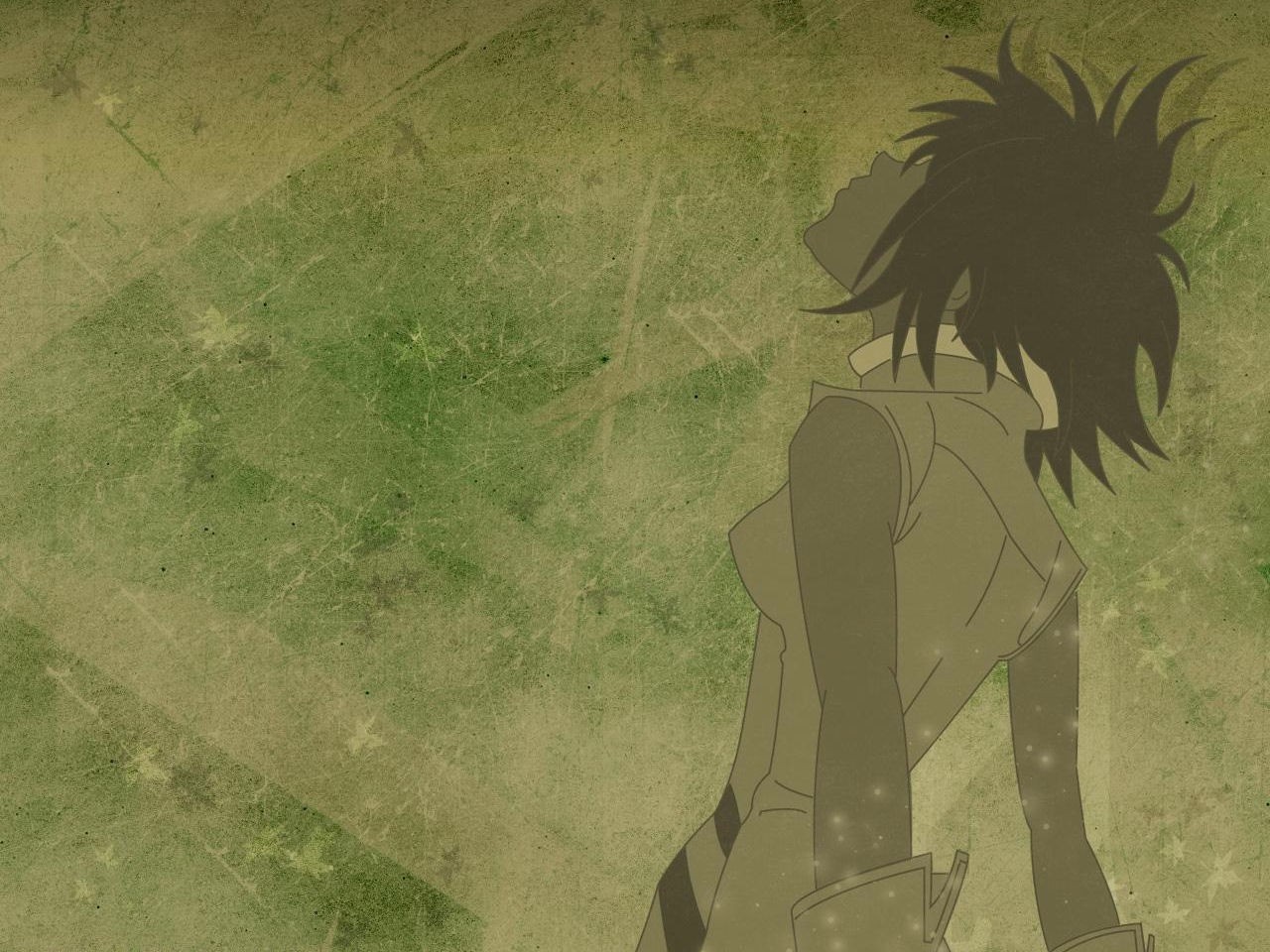 Haruko Haruhara from FLCL looking up HD Wallpaper