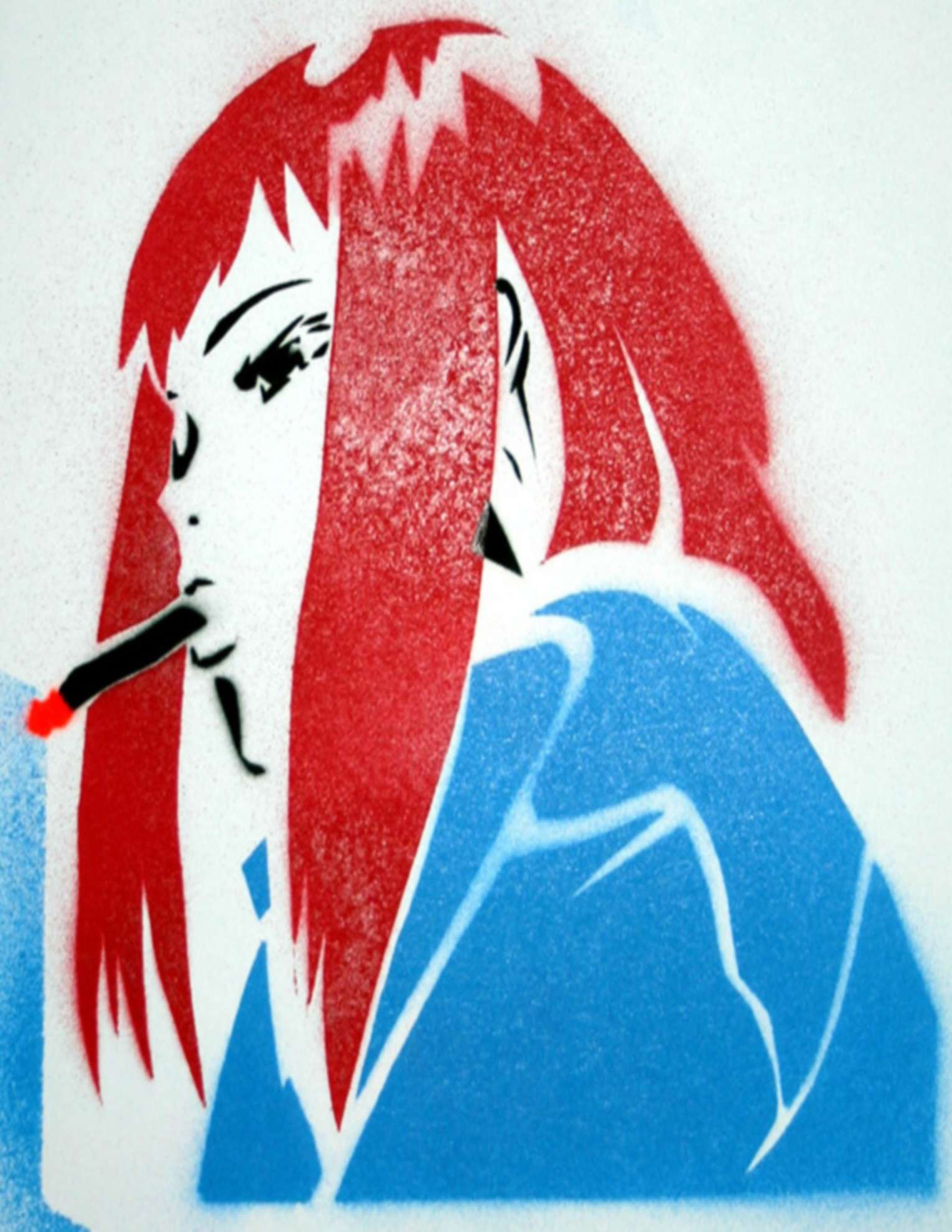 Haruko Haruhara from FLCL smoking HD Wallpaper