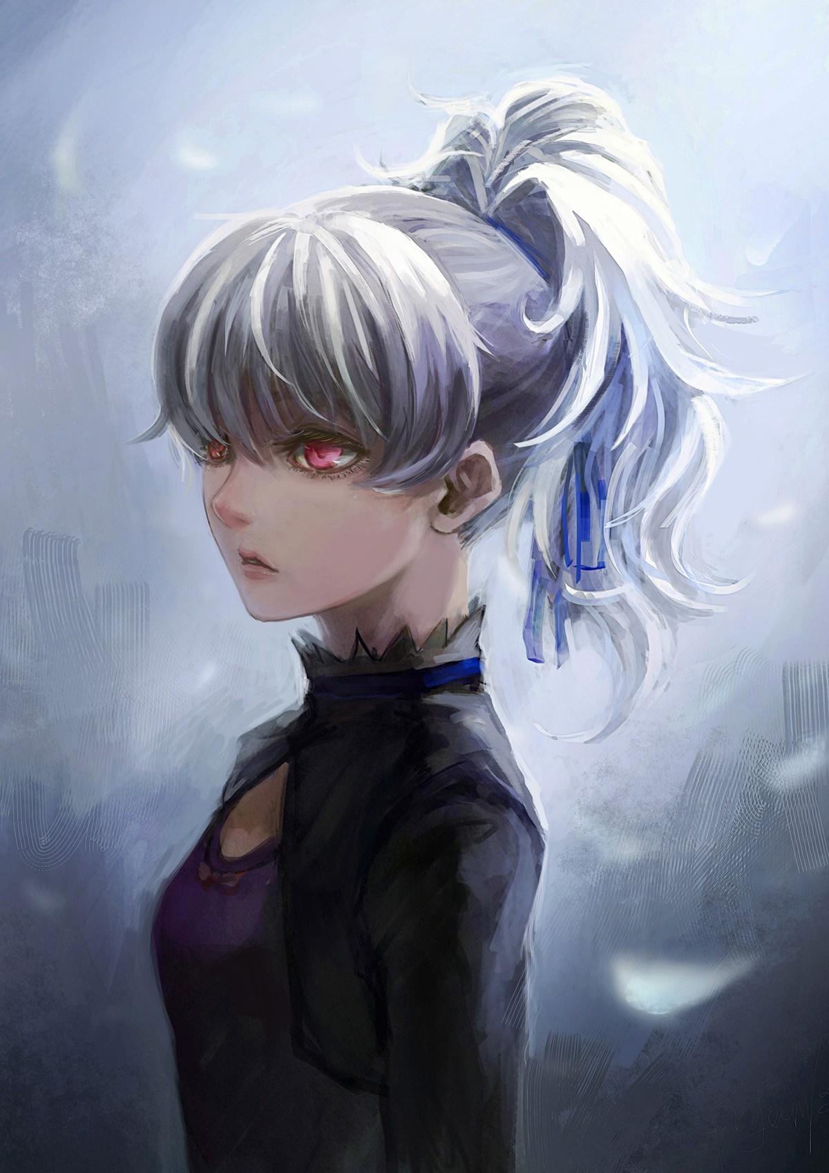 Yin from Darker than Black HD Wallpaper