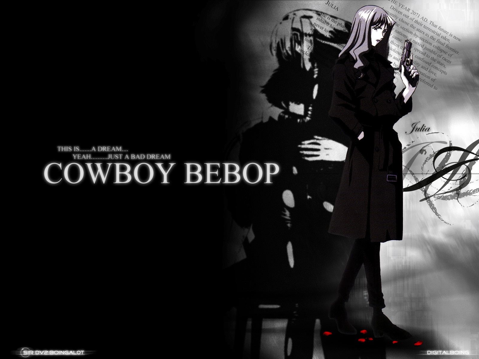 Julia from Cowboy Bebop HD Wallpaper