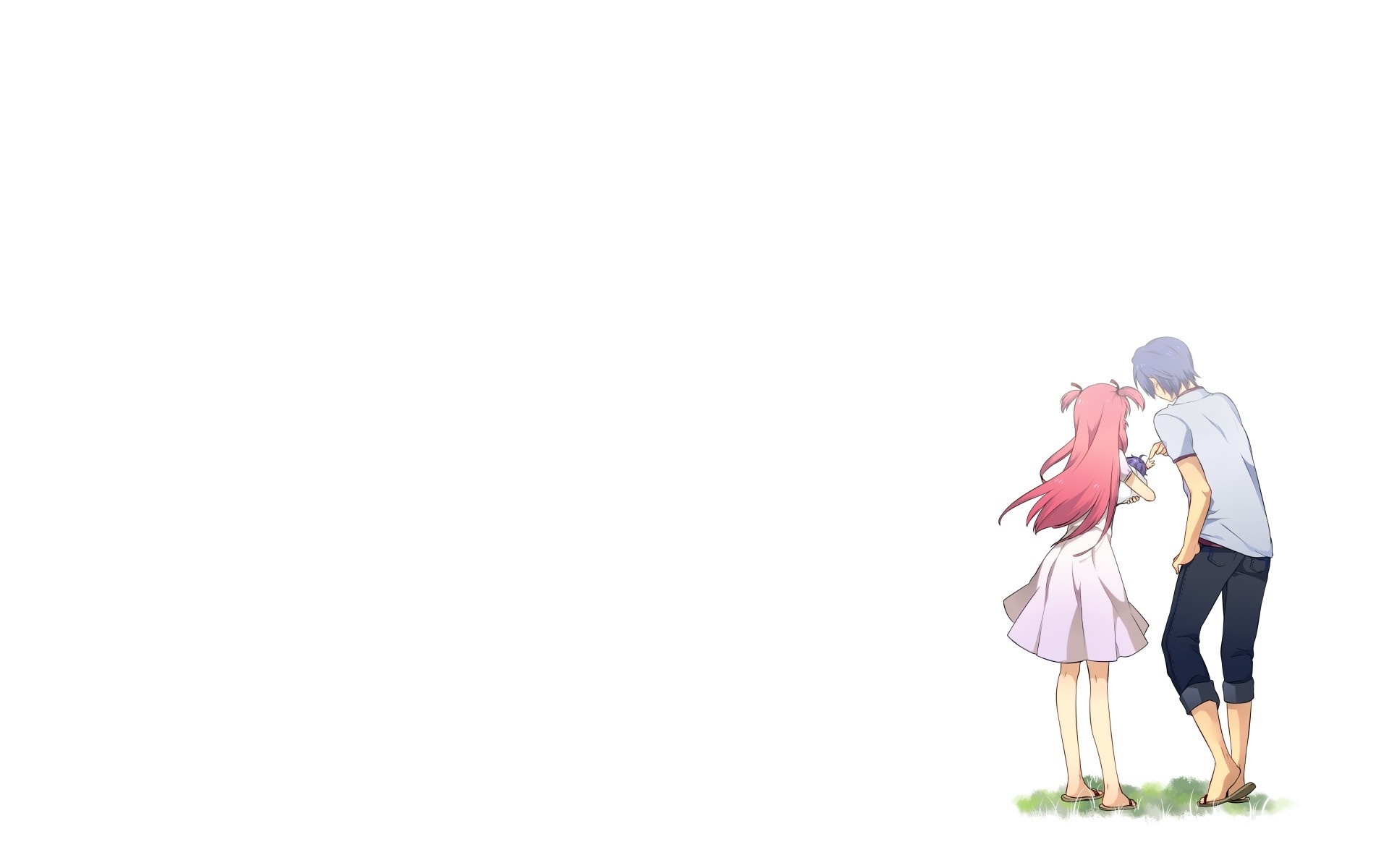 Yuri Nakamura and Otonashi Yuzuru from Angel Beats HD Wallpaper