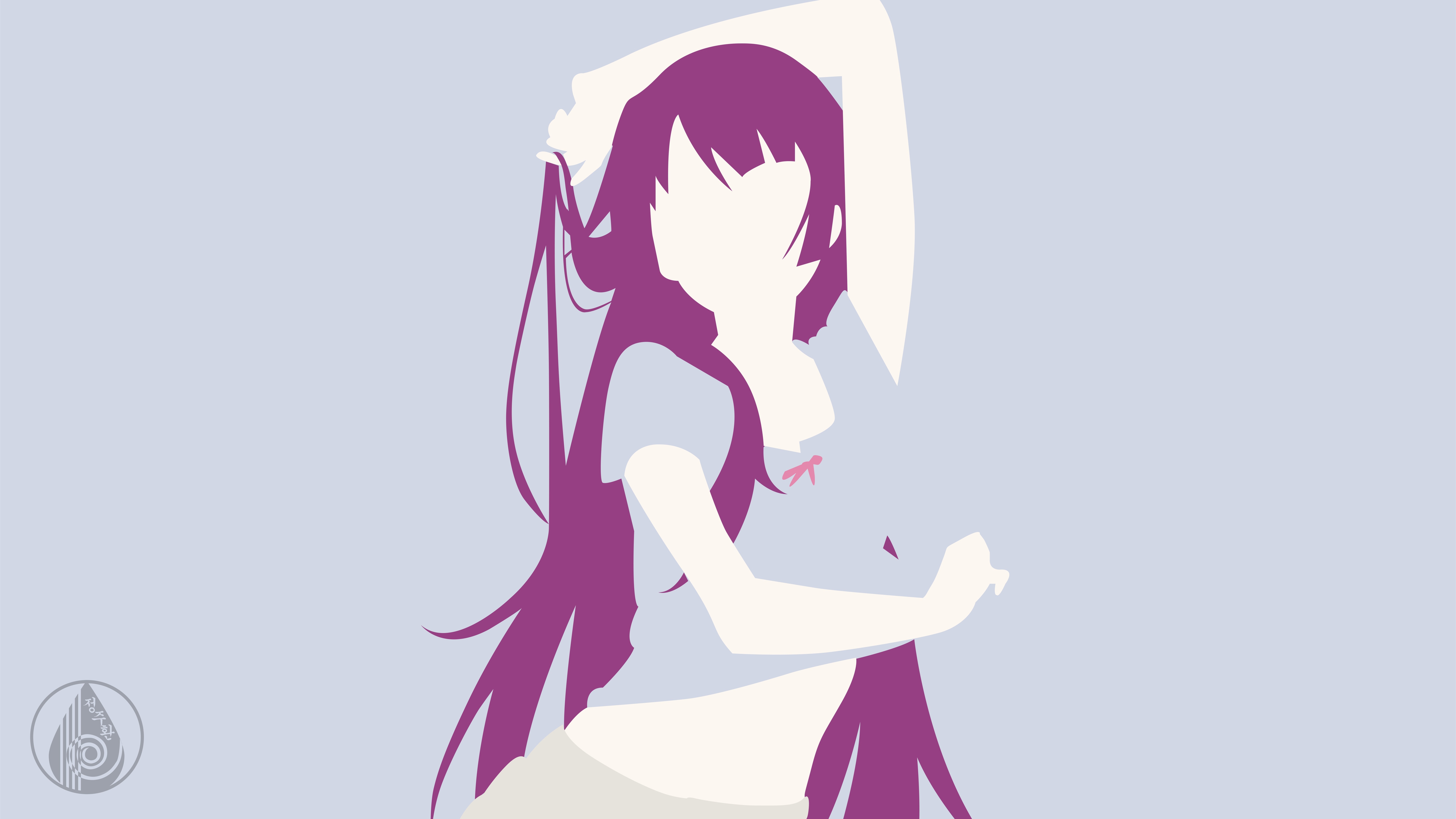 Senjougahara Hitagi from Monogatari Series HD Wallpaper