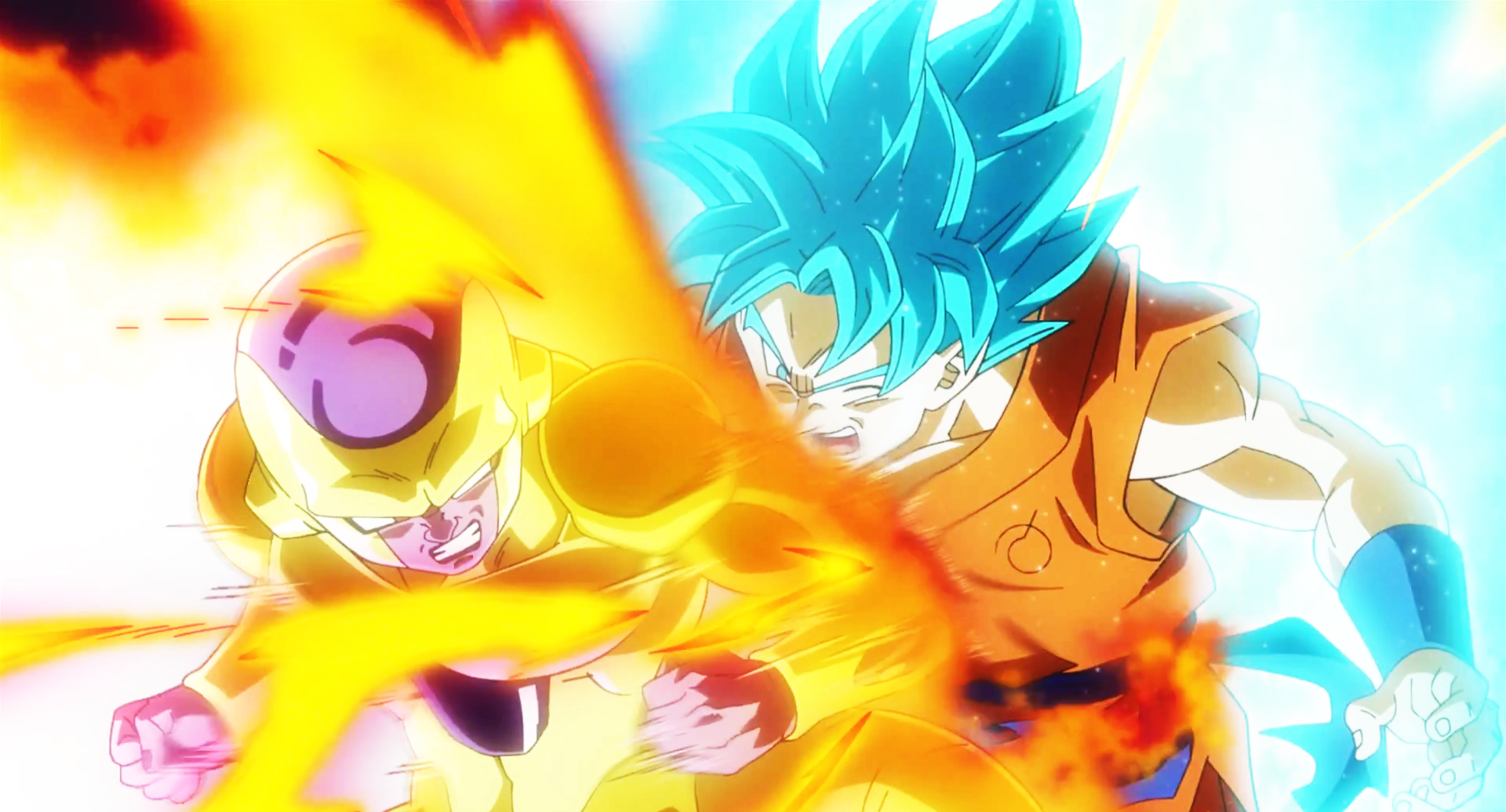 Son Goku and Frieza from Dragon Ball Super HD Wallpaper