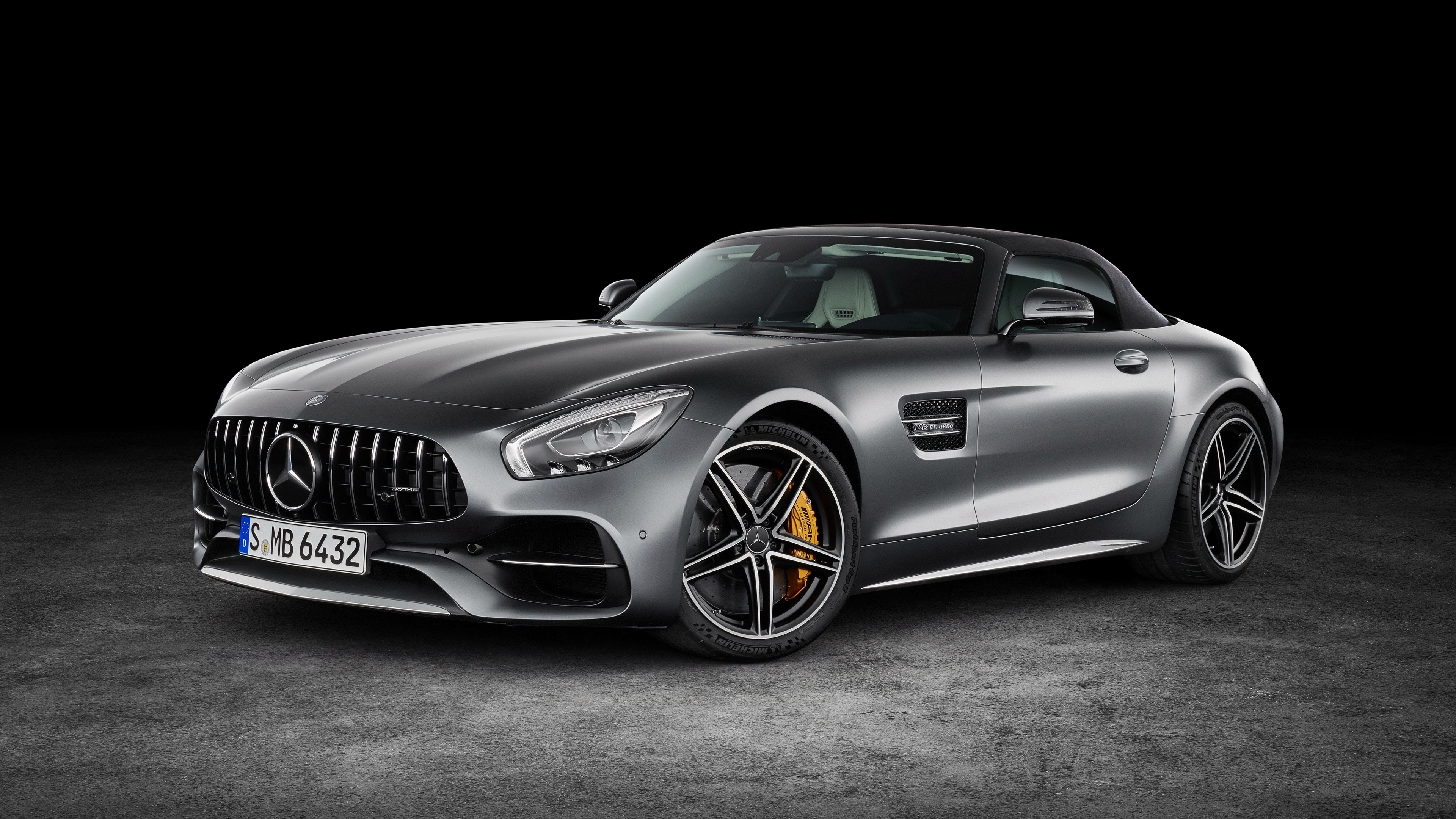 Mercedes-AMG GT Roadster sports car HD Wallpaper