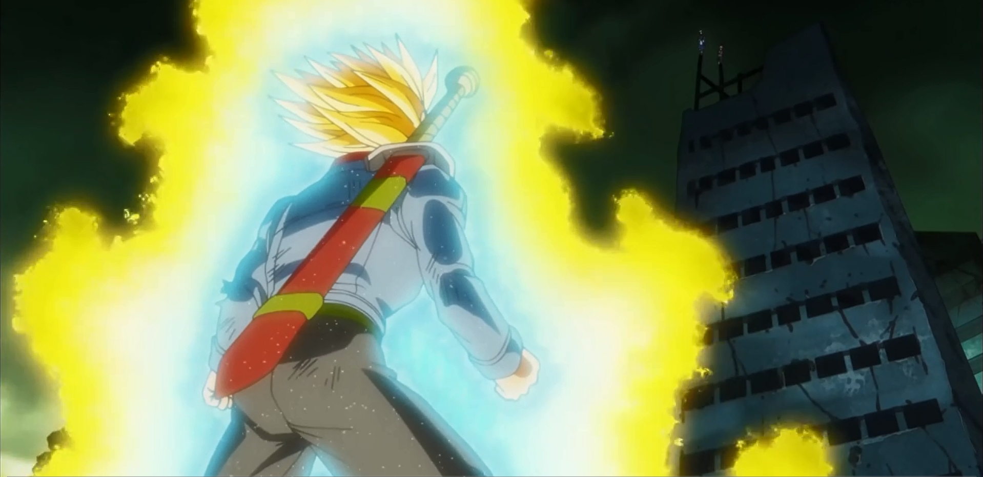 Trunks from Dragon Ball Super Saiyan Blue HD Wallpaper