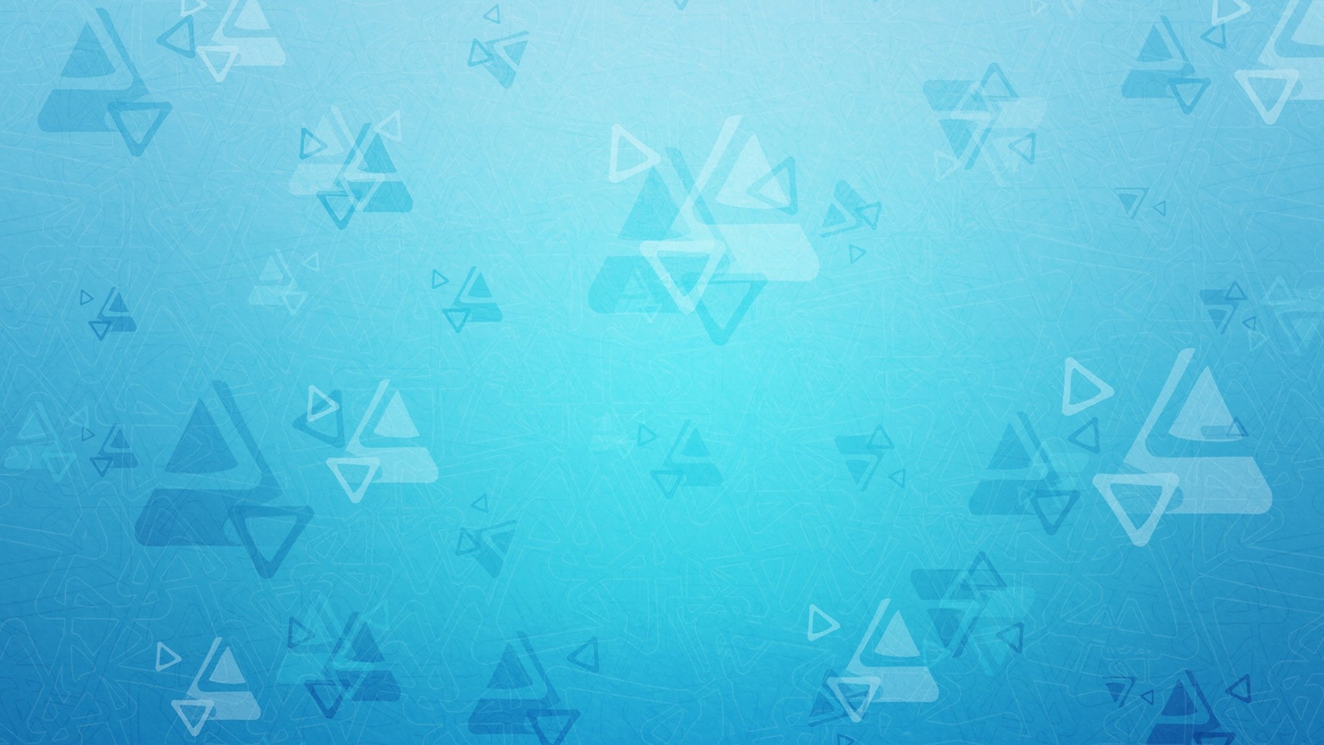 Abstract blue background with geometric triangles HD Wallpaper