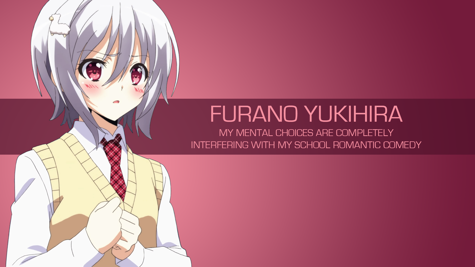 Yukihira Furano from Ore no Nounai Sentakushi ga Gakuen Love Comedy wo Zenryoku de Jama Shiteiru HD Wallpaper