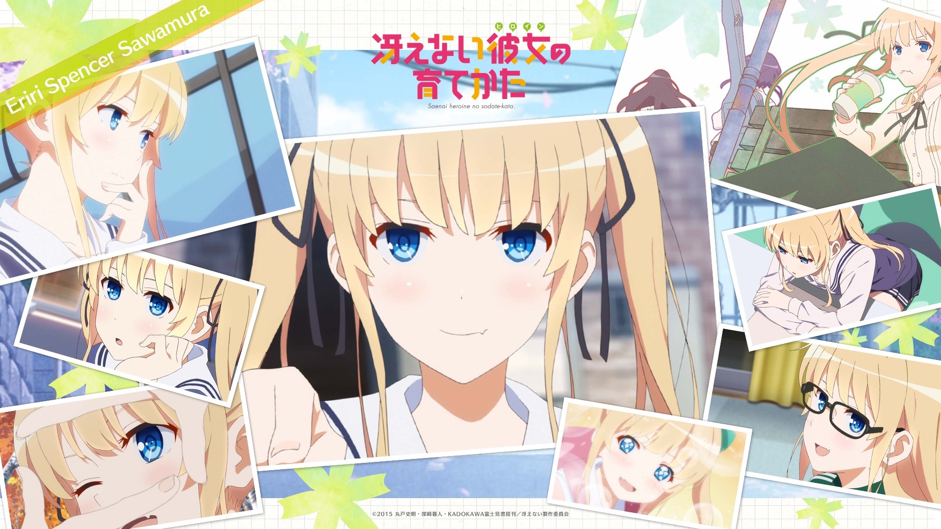 Eriri Spencer Sawamura from Saenai Heroine no Sodatekata HD Wallpaper