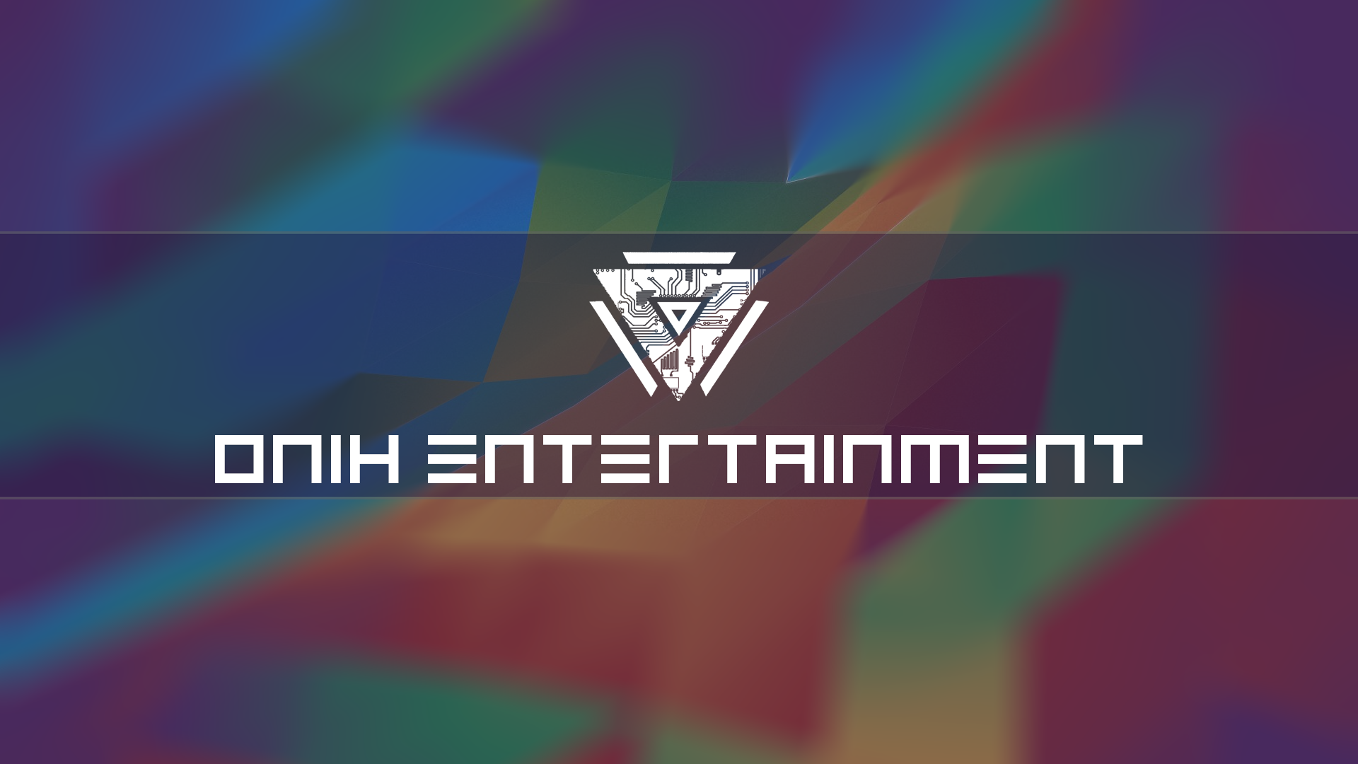 Onih Entertainment logo with abstract background HD Wallpaper