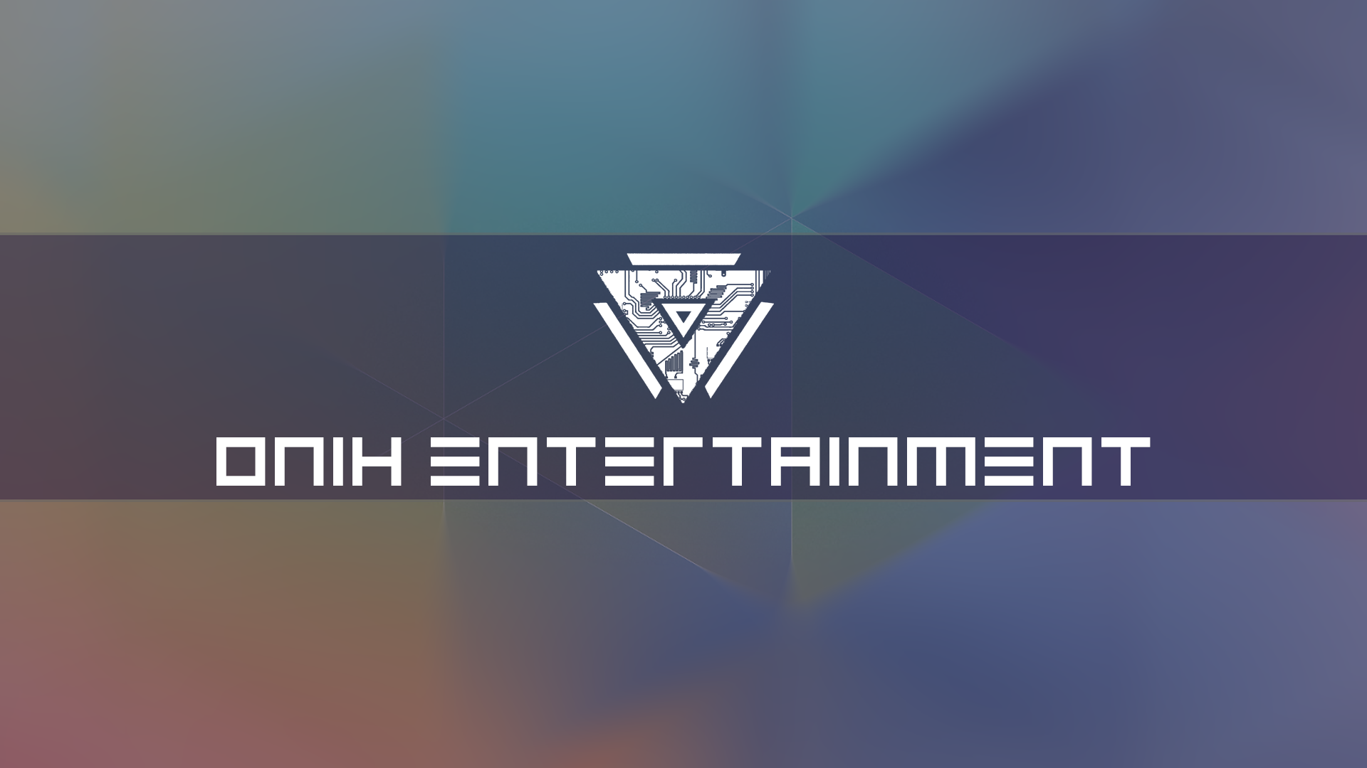 Onih Entertainment logo with abstract background HD Wallpaper