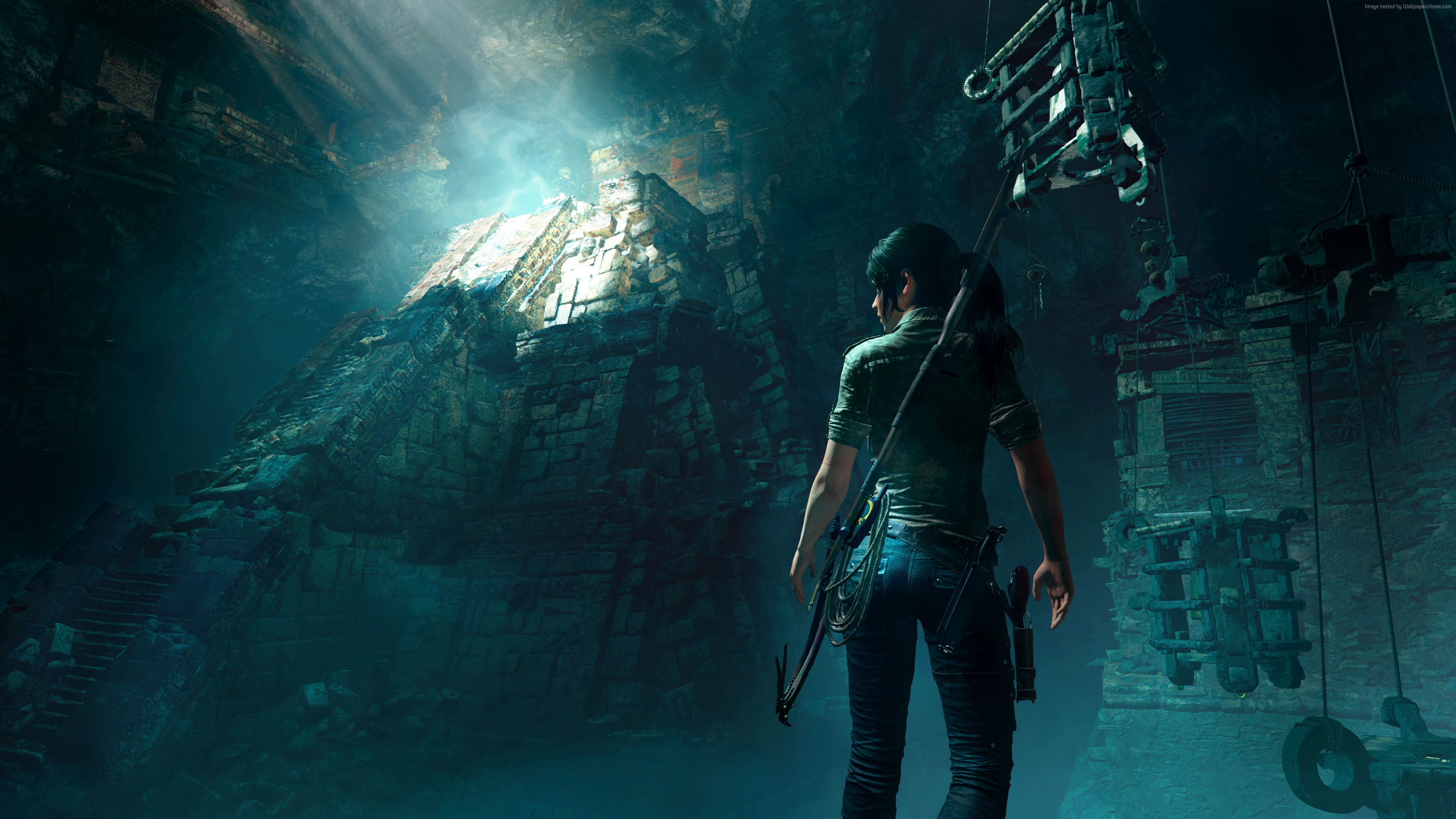 4K screenshot of Lara Croft from Shadow of the Tomb Raider HD Wallpaper