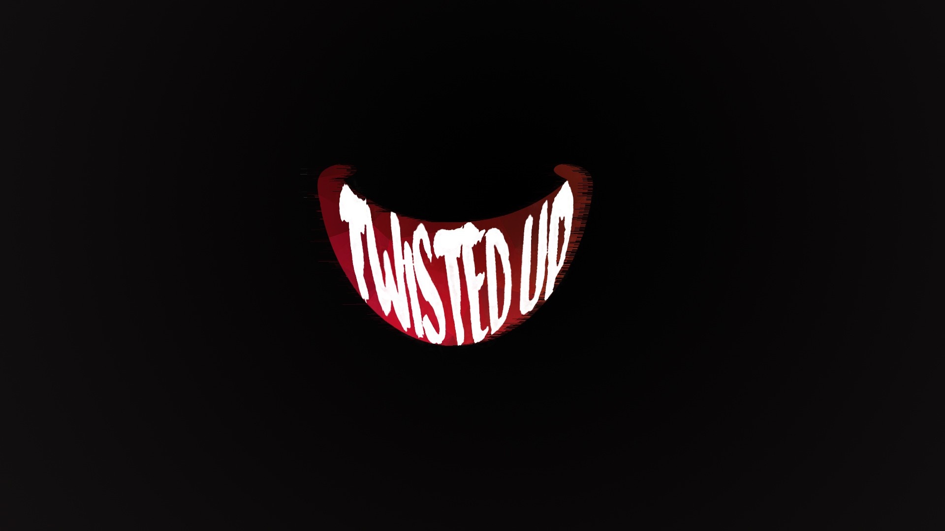 Twisted Up logo with red and white text HD Wallpaper