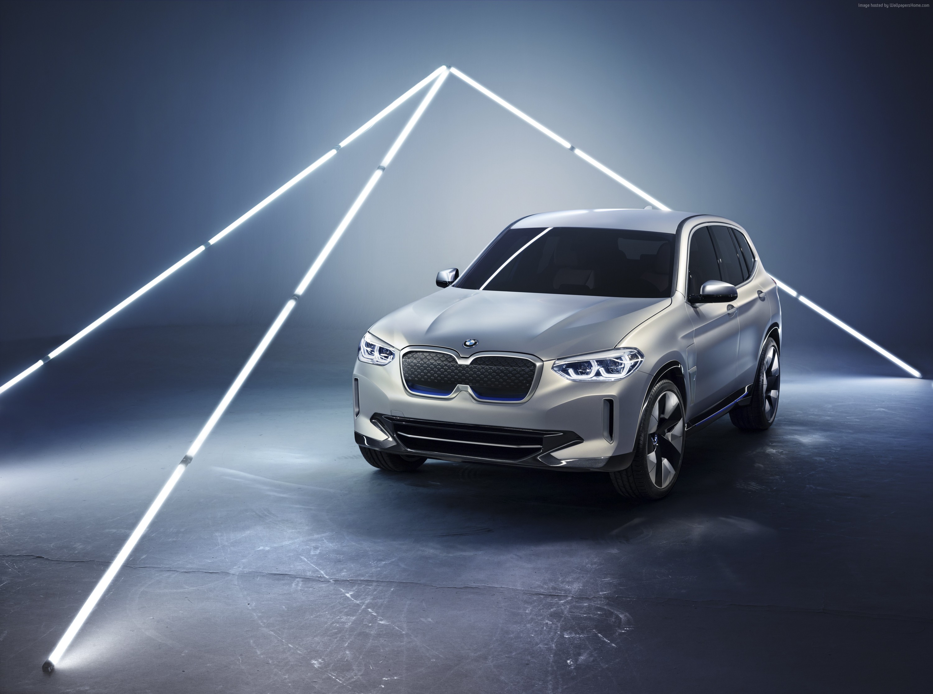 BMW iX3 electric car concept HD Wallpaper