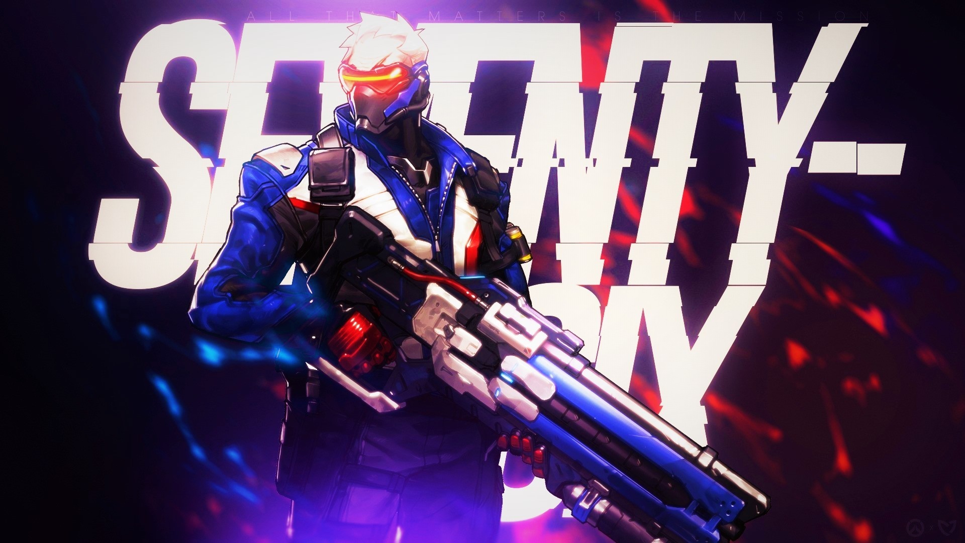 Soldier 76 from Overwatch HD Wallpaper